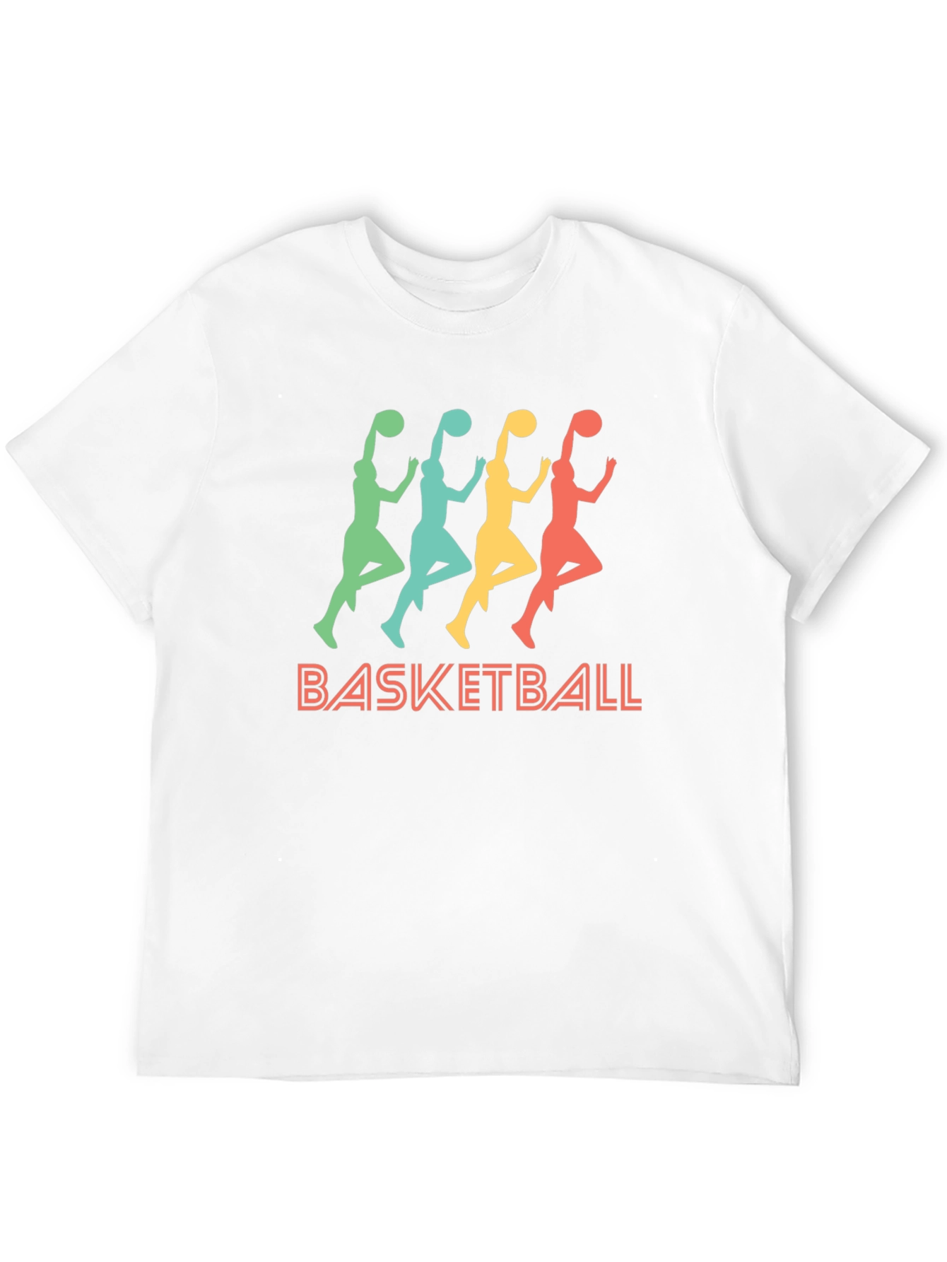 Retro Basketball Player Graphic T-Shirt