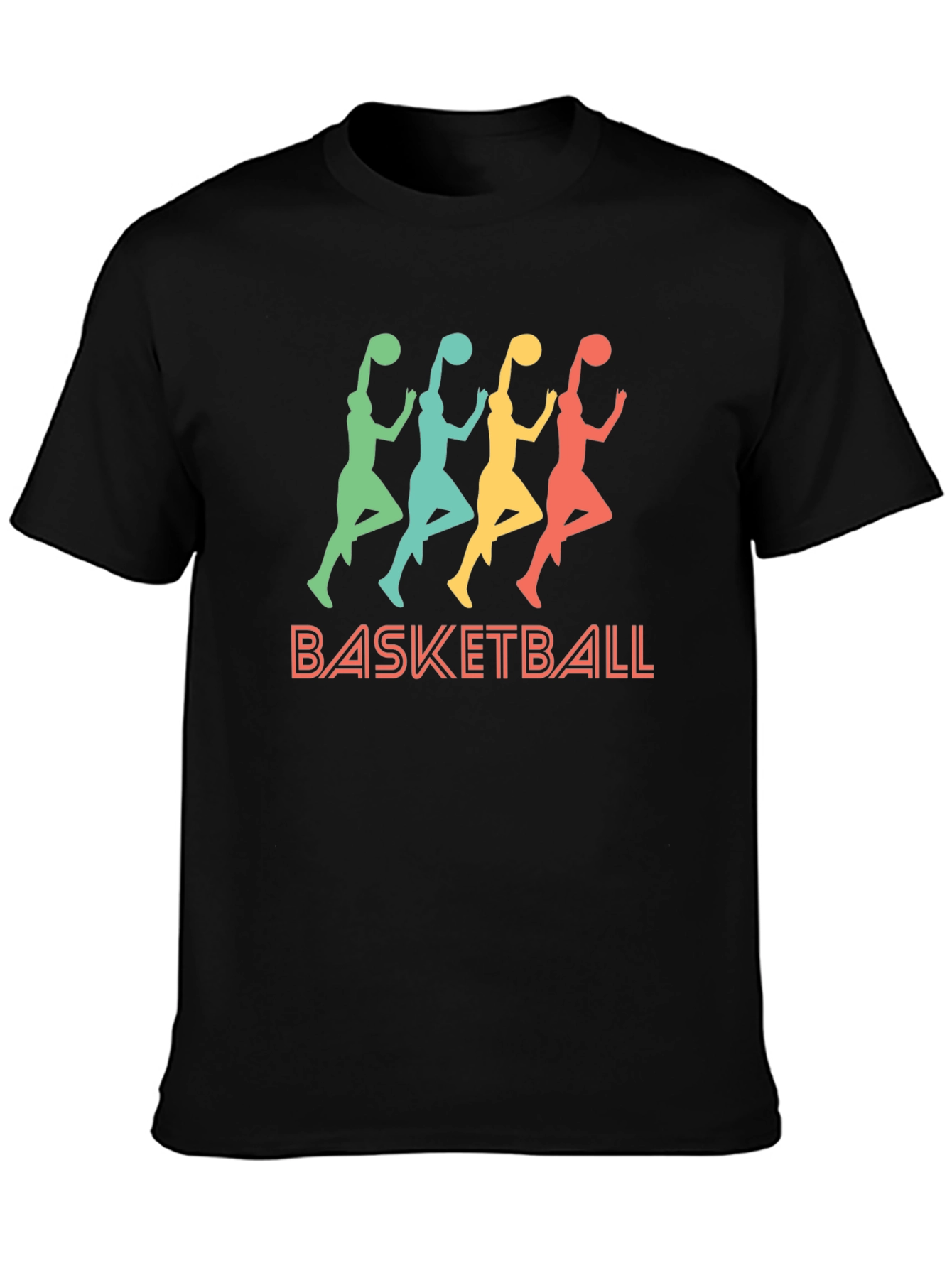 Retro Basketball Player Graphic T-Shirt