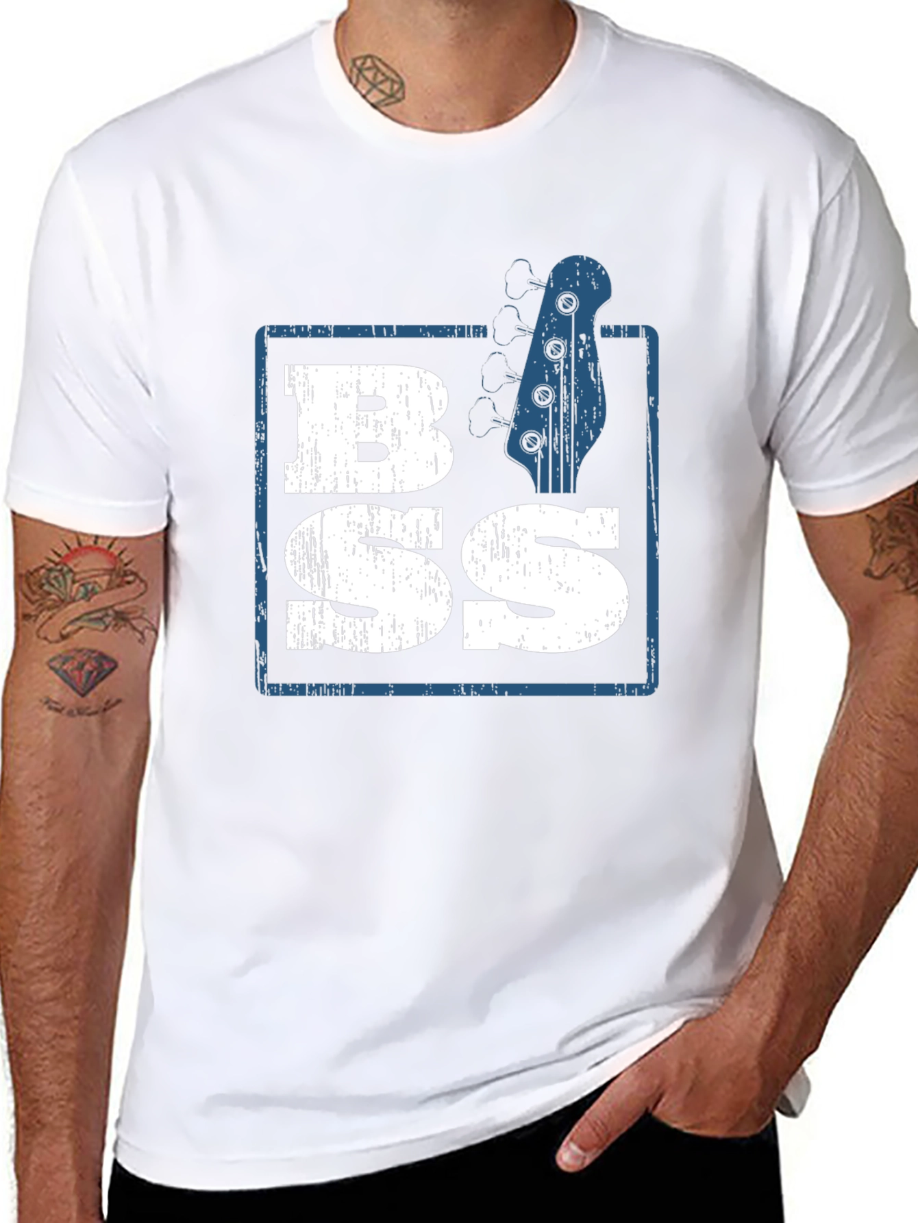 Bass Guitar T-Shirt - Music Lover Tee