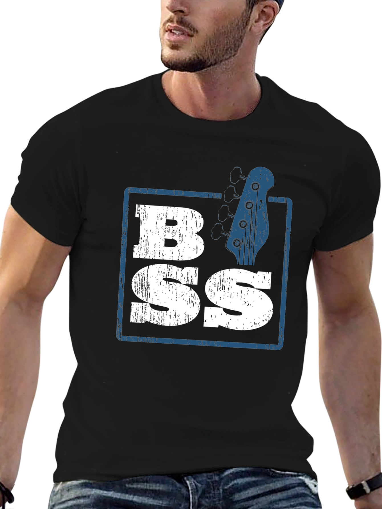 Bass Guitar T-Shirt - Music Lover Tee