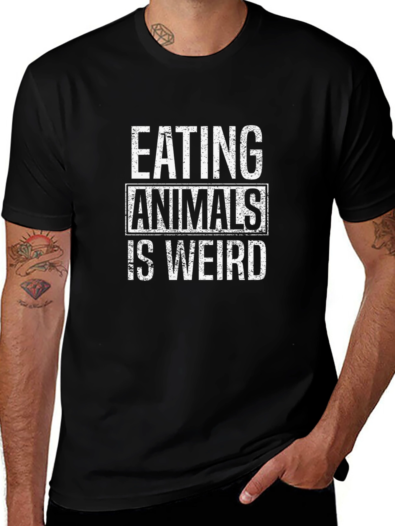 Eating Animals Is Weird Graphic Tee