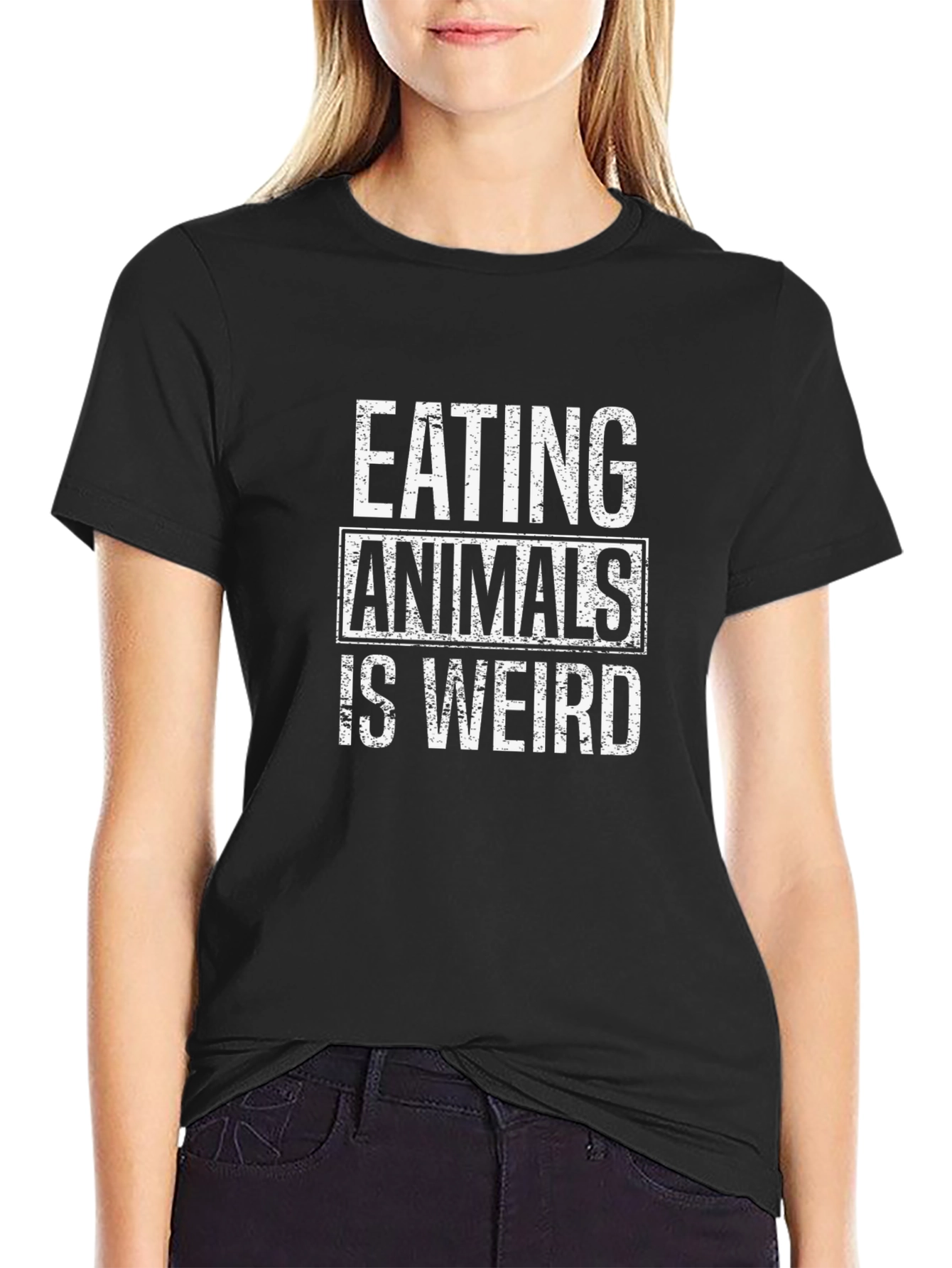 Eating Animals Is Weird Graphic Tee