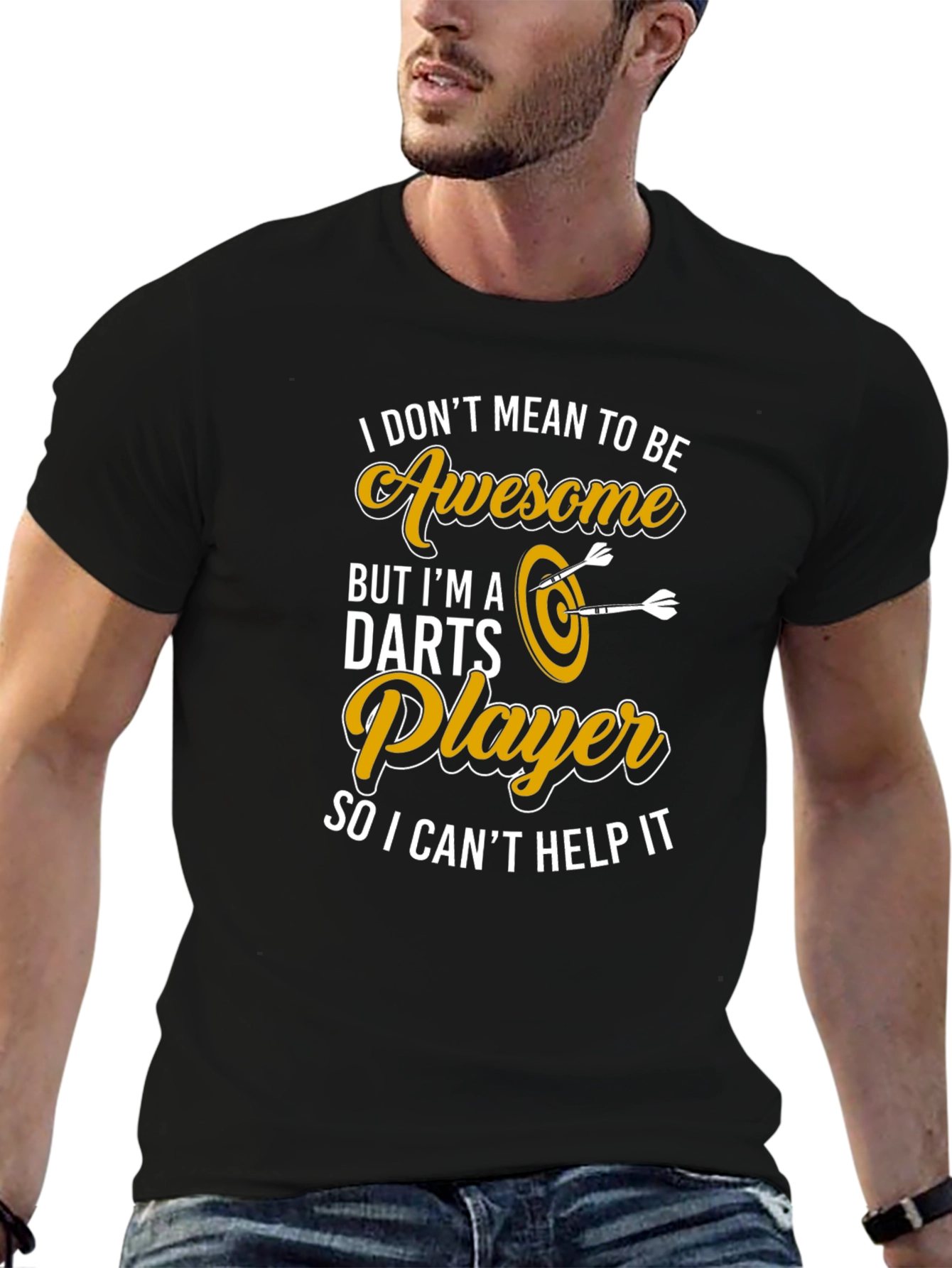Awesome Darts Player T-Shirt - Funny Graphic Tee