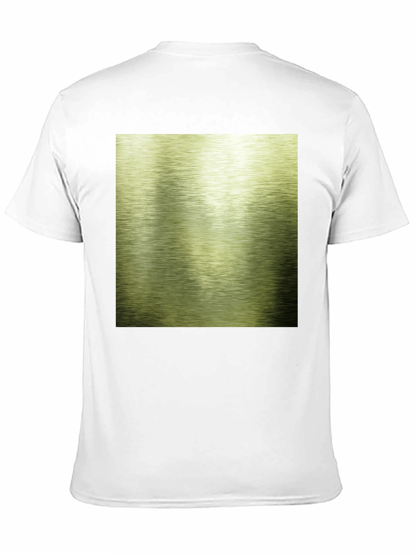 Black T-Shirt with Metallic Graphic