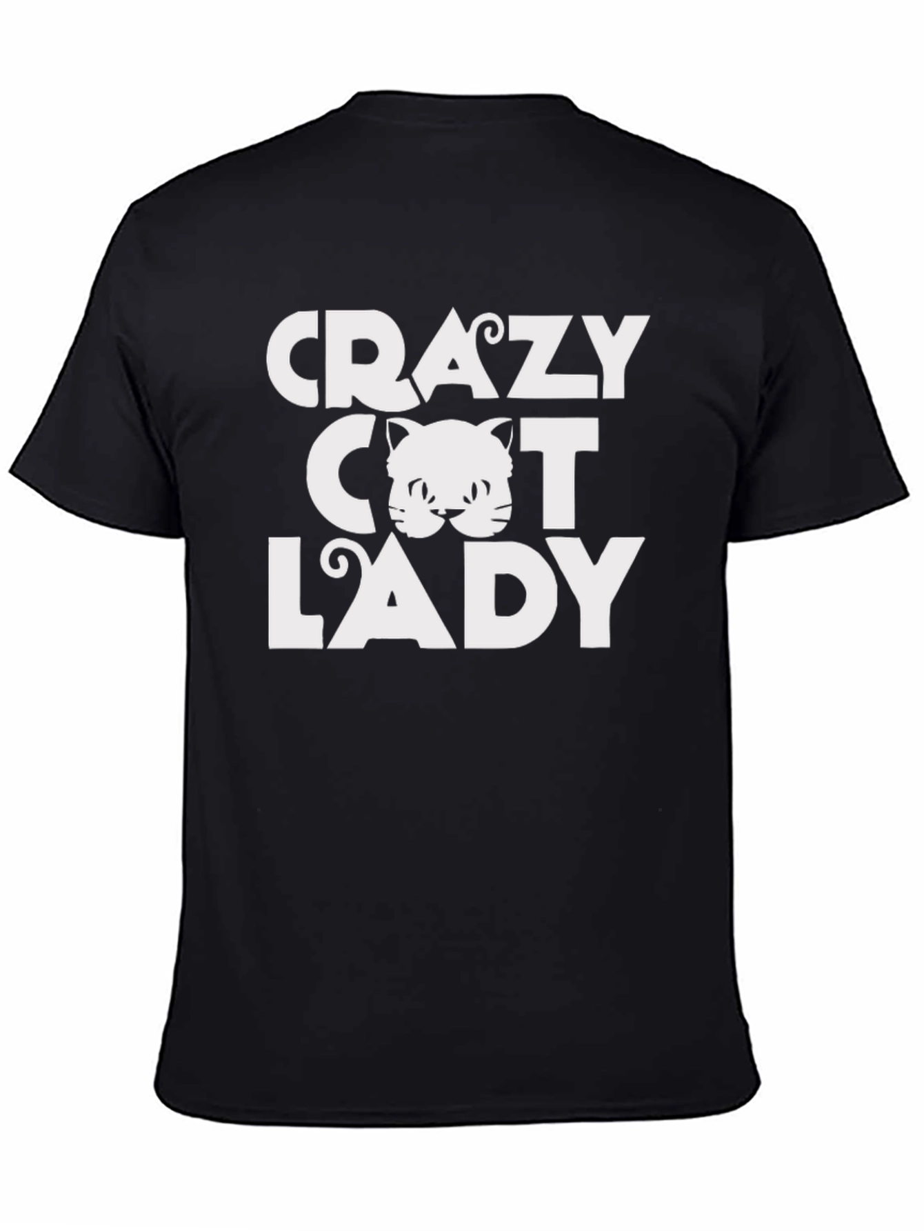 Crazy Cat Lady Graphic Tee - Novelty T-Shirt