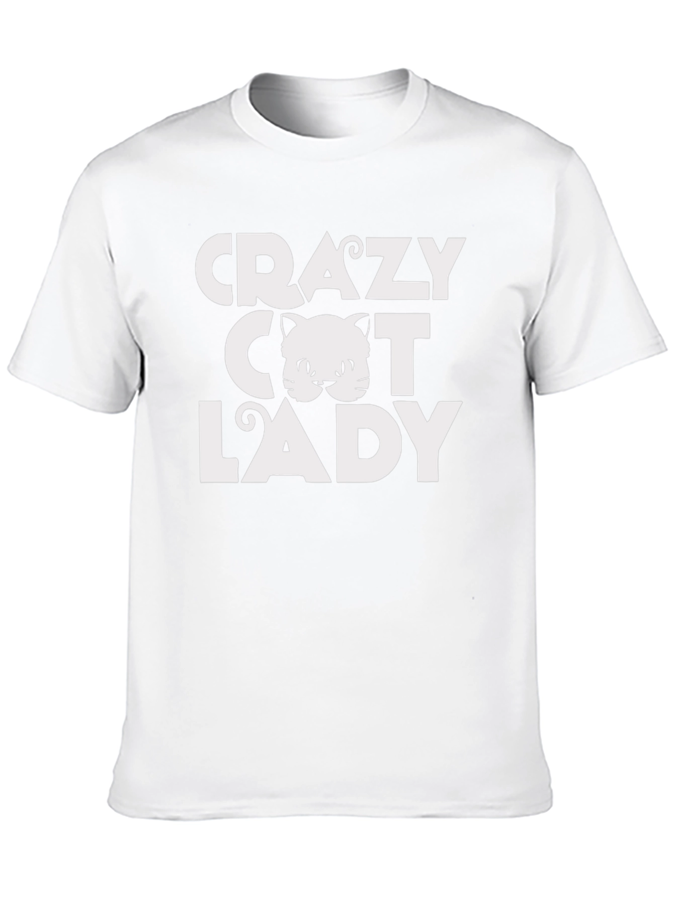 Crazy Cat Lady Graphic Tee - Novelty T-Shirt