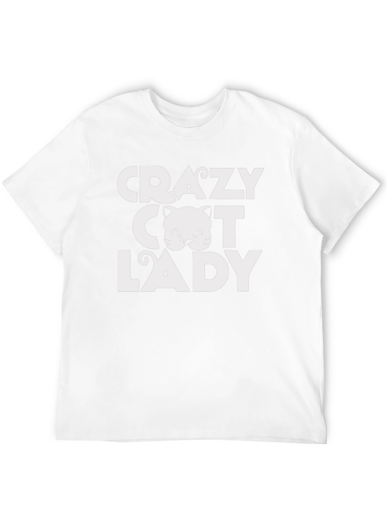Crazy Cat Lady Graphic Tee - Novelty T-Shirt