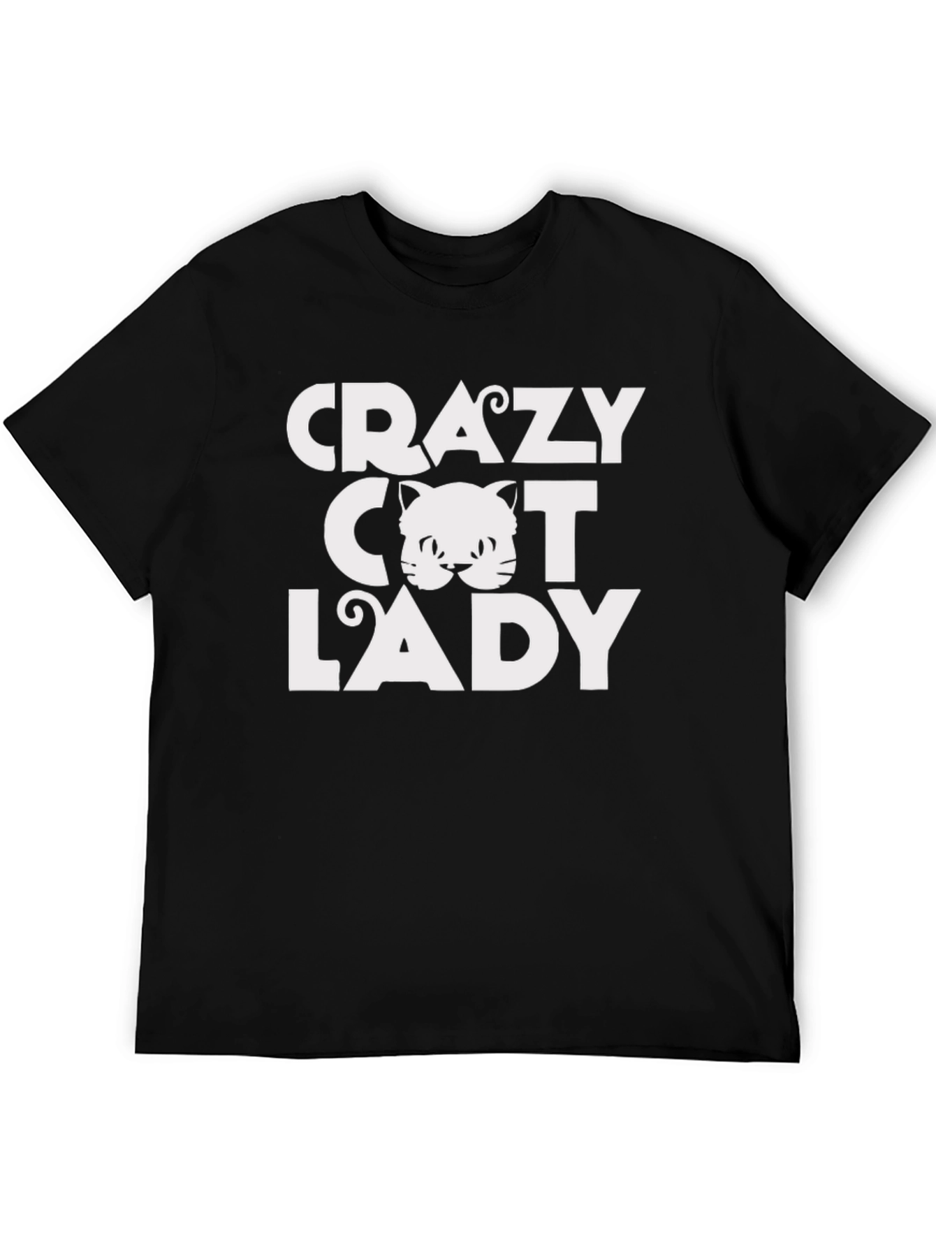 Crazy Cat Lady Graphic Tee - Novelty T-Shirt