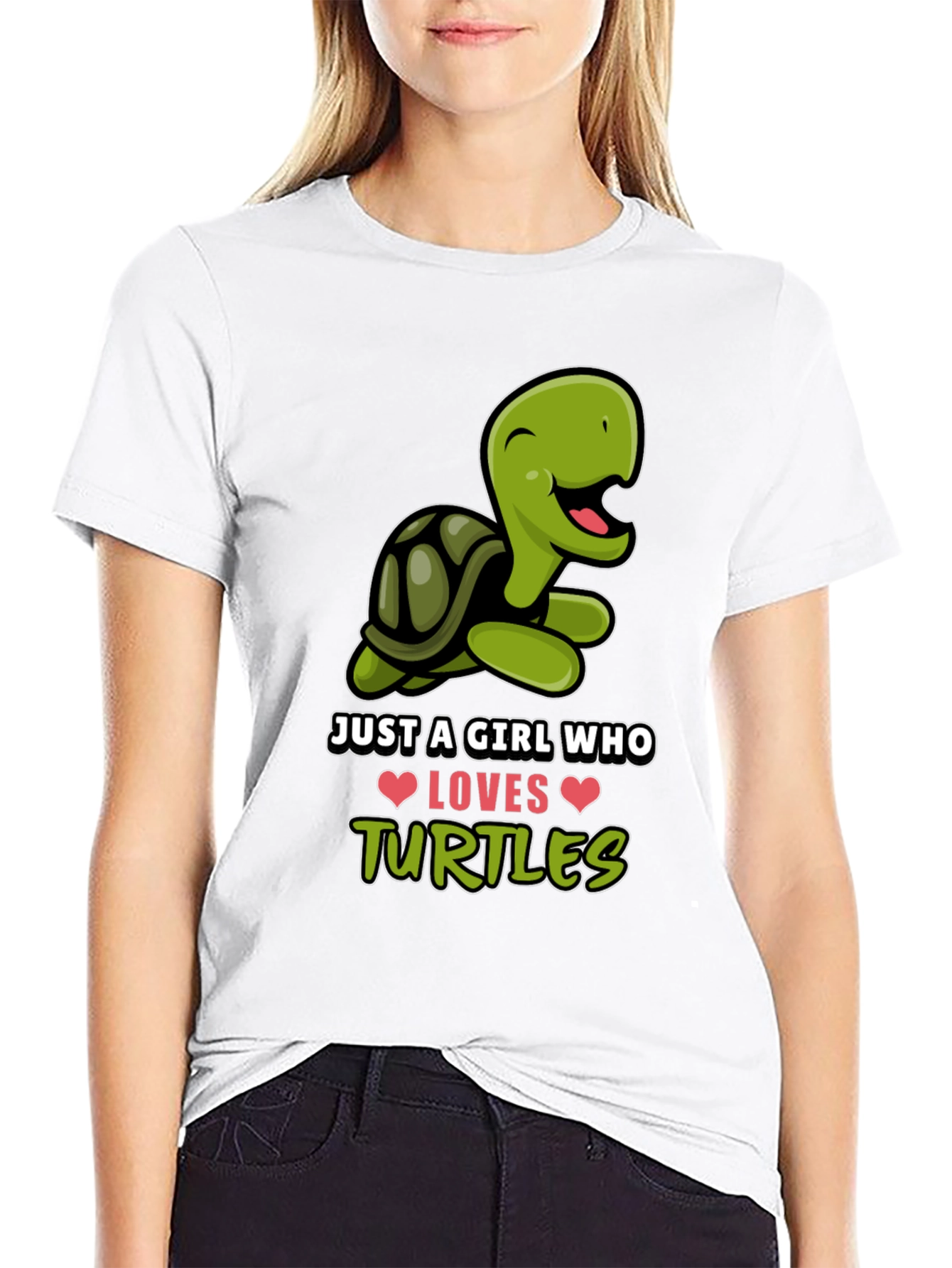 Cute Turtle Lover Graphic Tee
