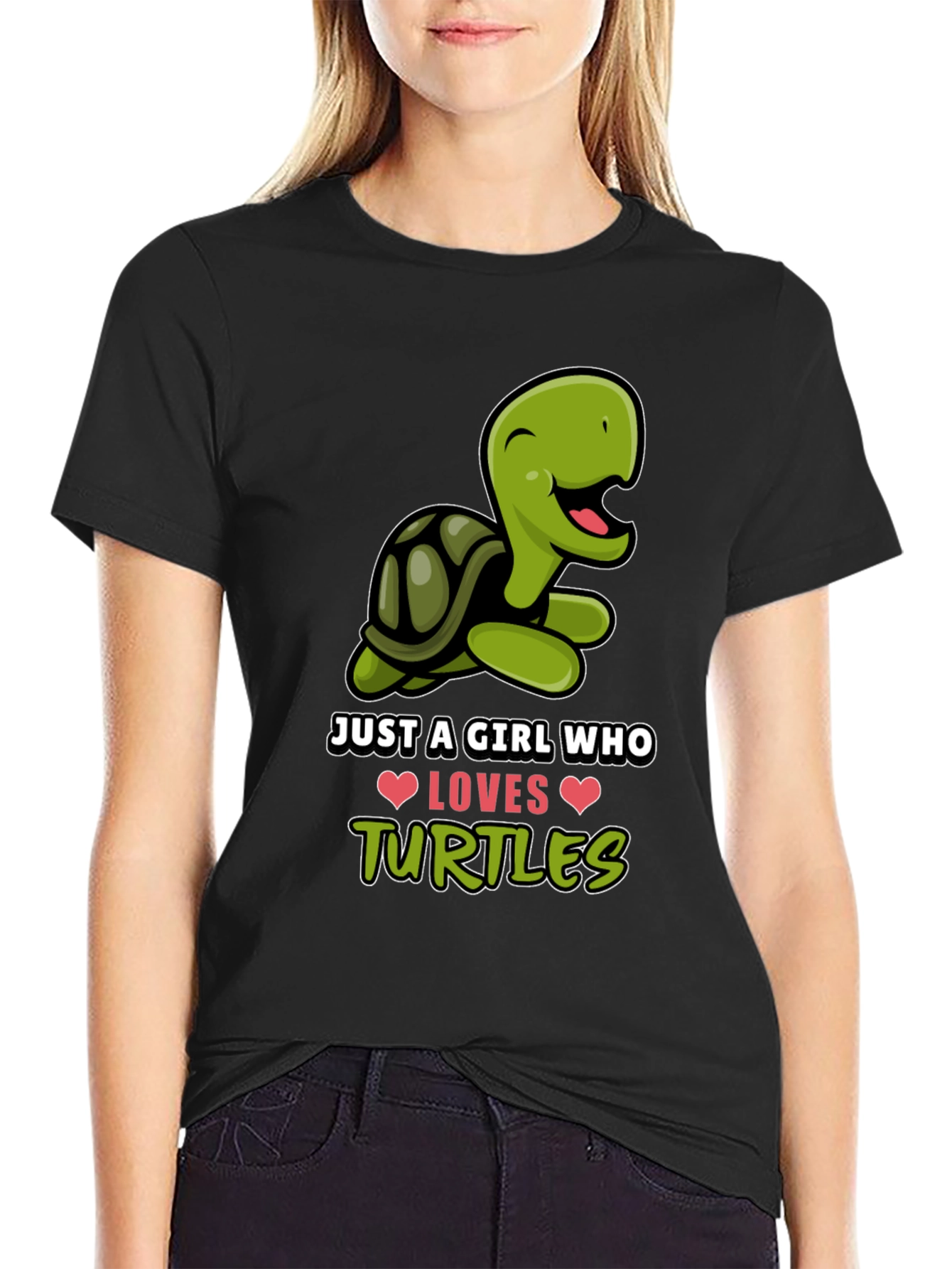 Cute Turtle Lover Graphic Tee