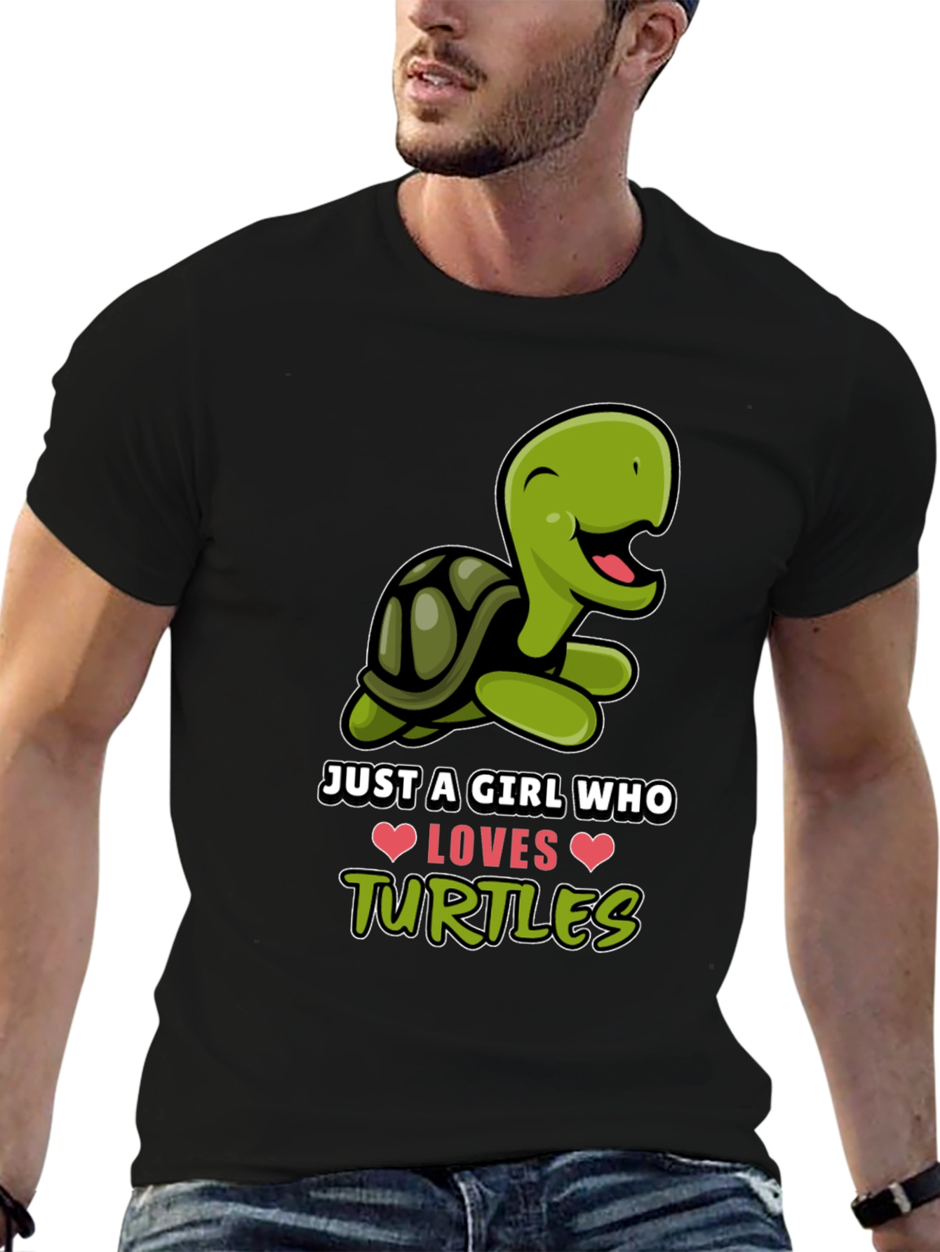 Cute Turtle Lover Graphic Tee