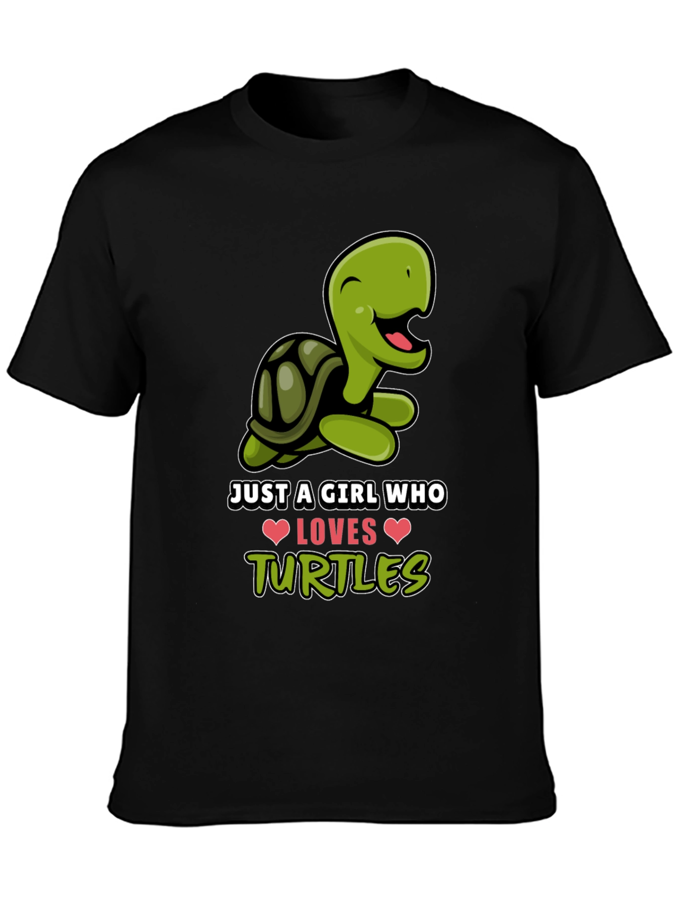 Cute Turtle Lover Graphic Tee