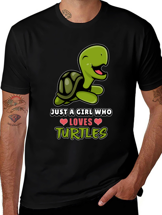 Cute Turtle Lover Graphic Tee