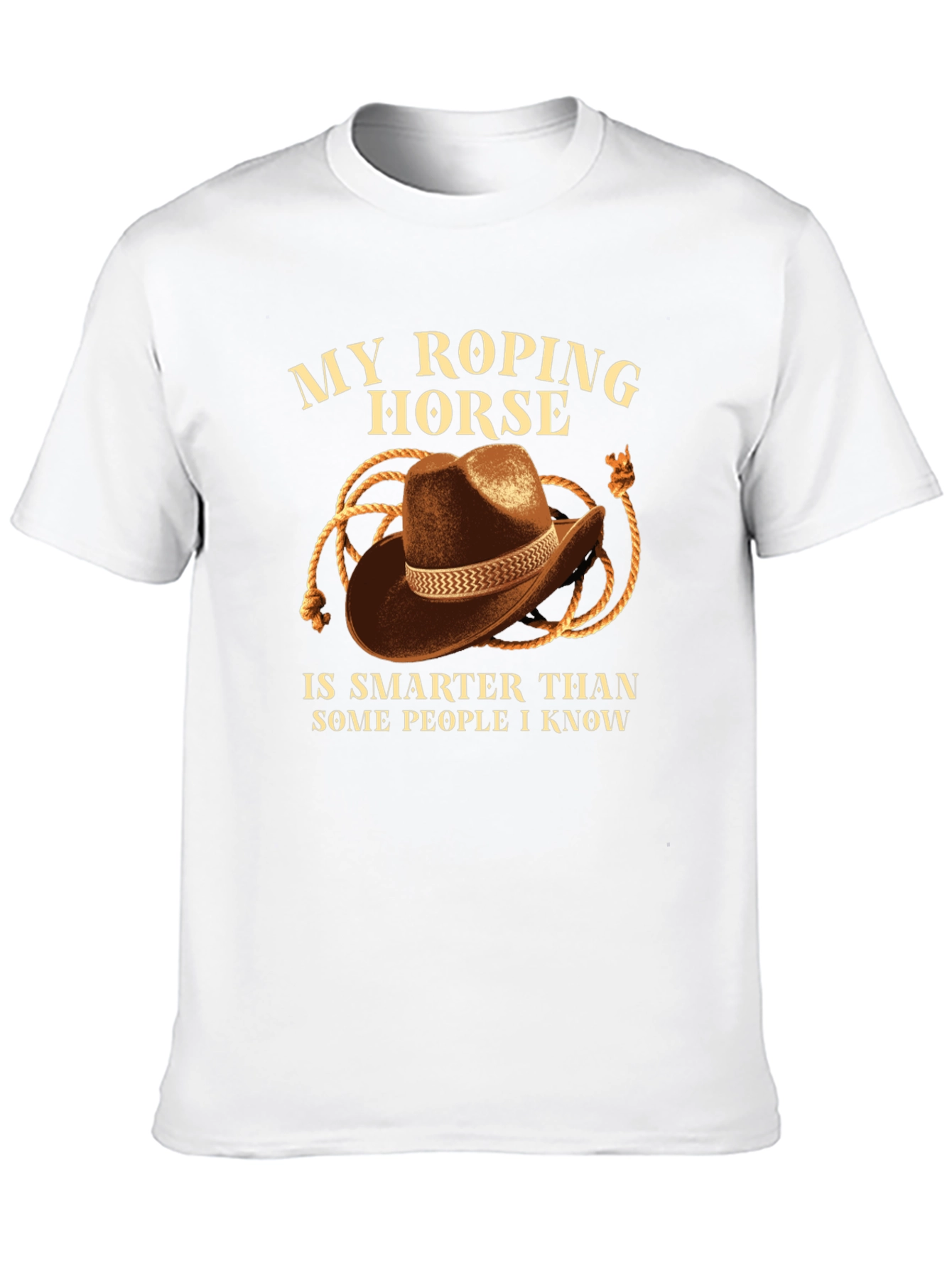 My Roping Horse T-Shirt - Cowboy Hat Design