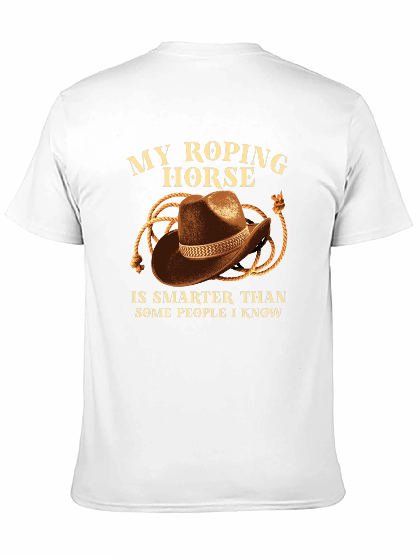 My Roping Horse T-Shirt - Cowboy Hat Design