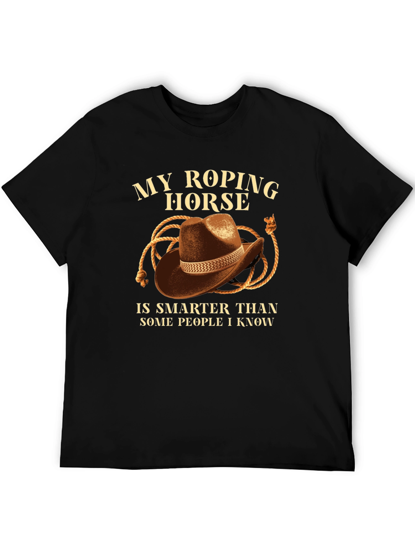 My Roping Horse T-Shirt - Cowboy Hat Design
