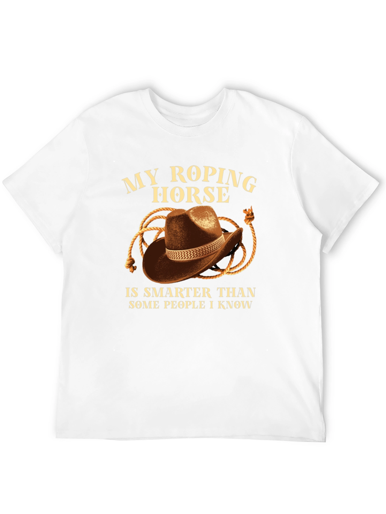 My Roping Horse T-Shirt - Cowboy Hat Design