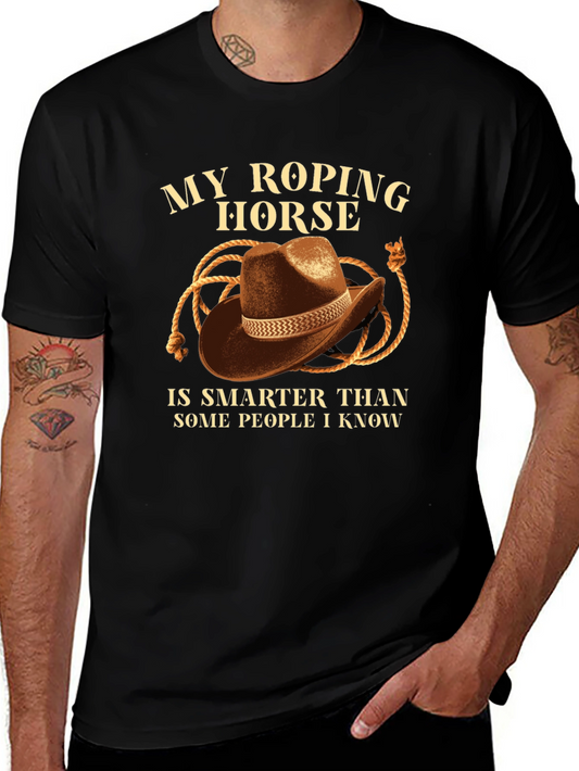My Roping Horse T-Shirt - Cowboy Hat Design