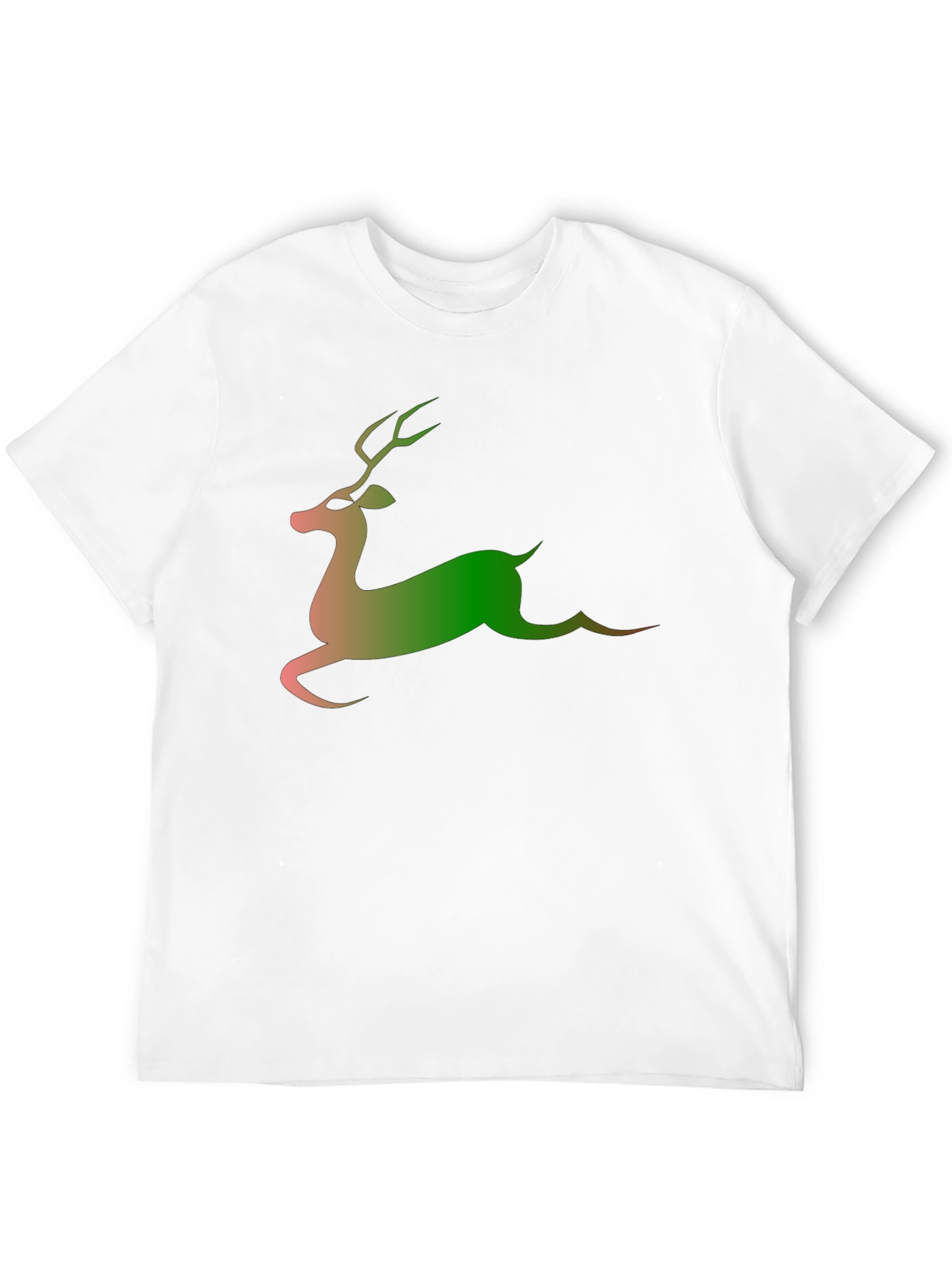 Reindeer Graphic Black T-Shirt