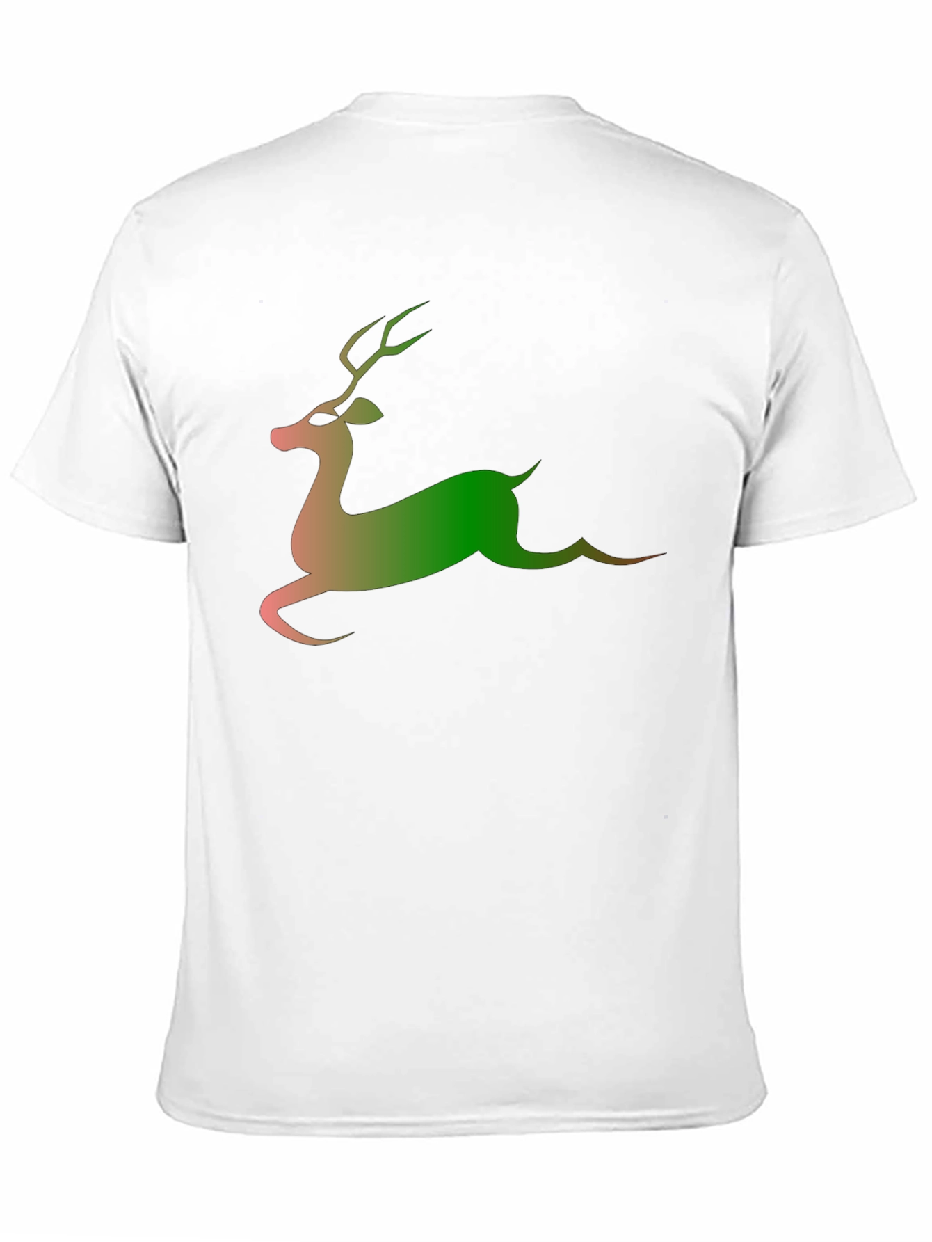 Reindeer Graphic Black T-Shirt