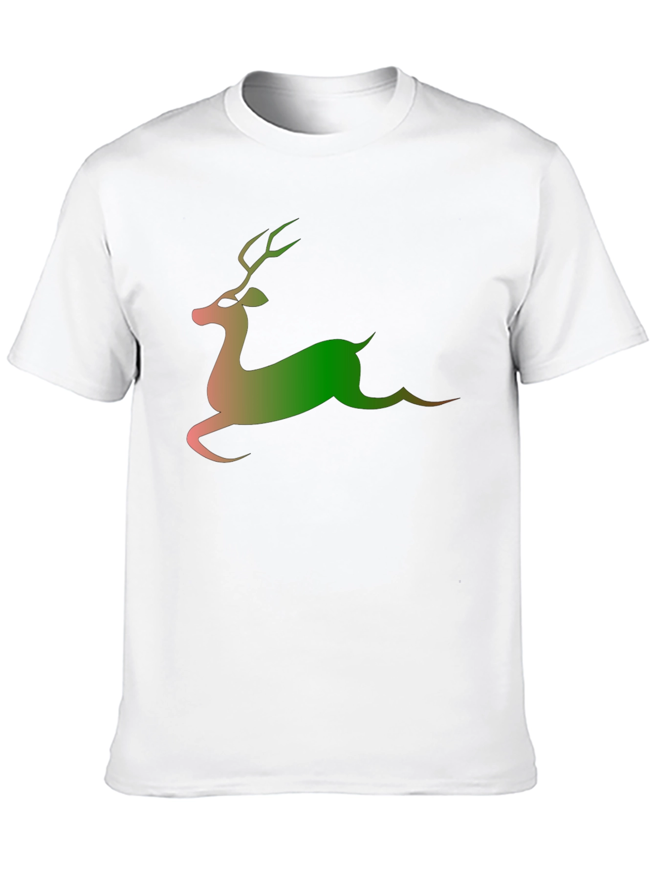 Reindeer Graphic Black T-Shirt