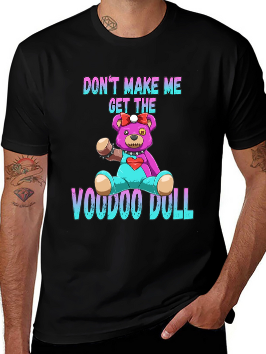 Voodoo Doll Graphic T-Shirt - Dark Humor Tee