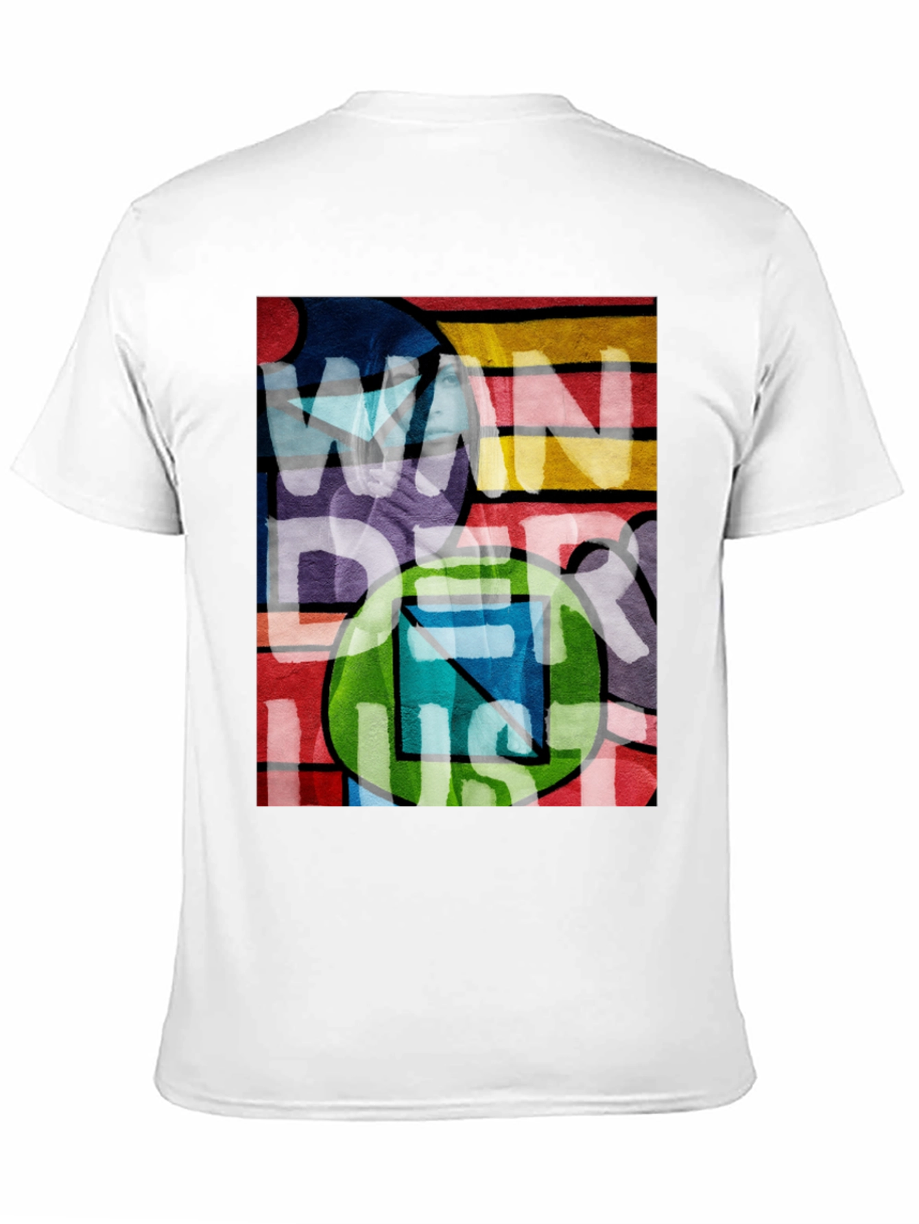 Wanderlust Graphic Tee - Black Cotton Blend