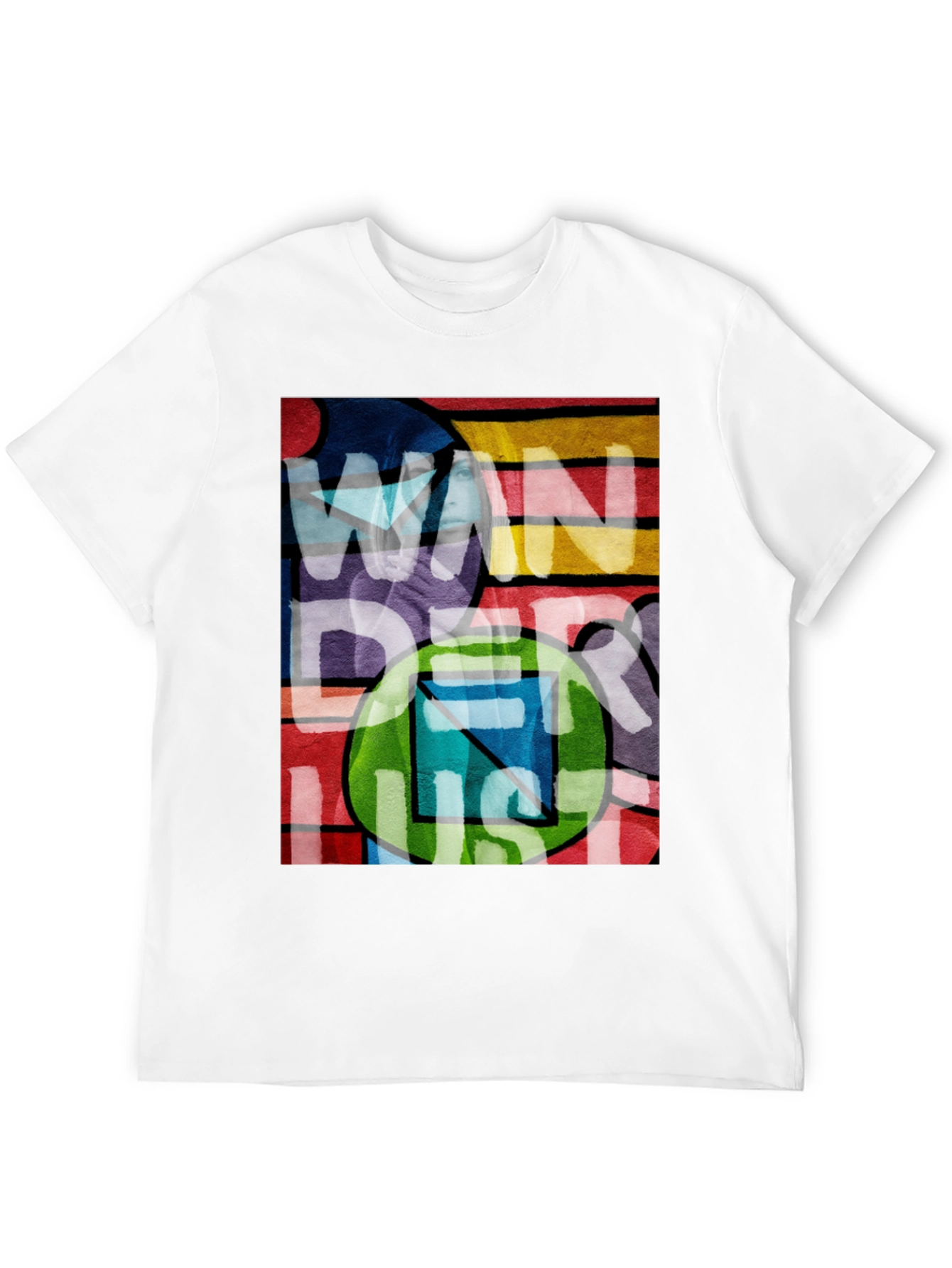 Wanderlust Graphic Tee - Black Cotton Blend