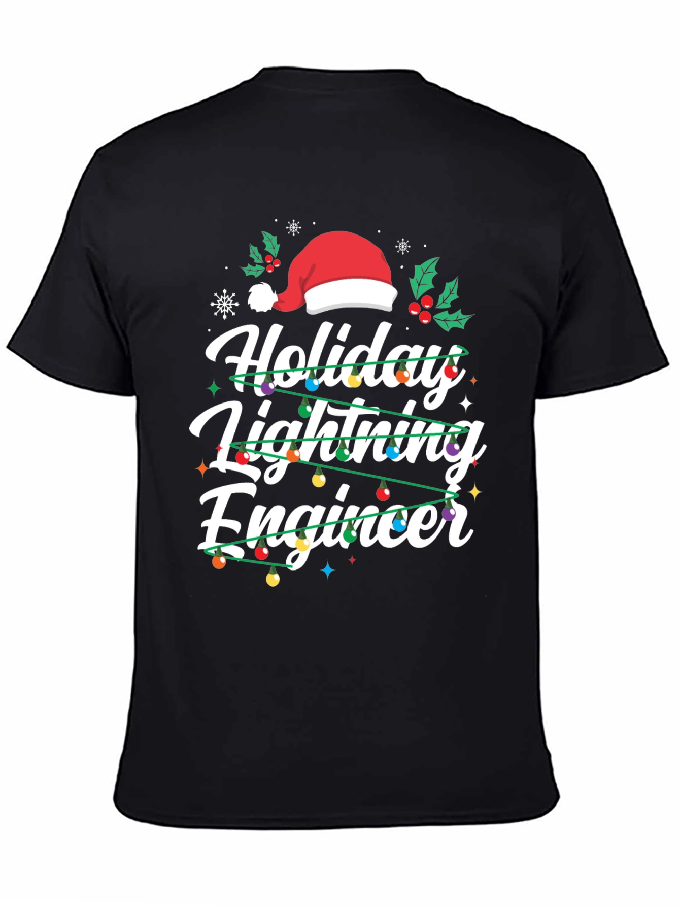 Holiday Lighting Engineer Christmas T-Shirt