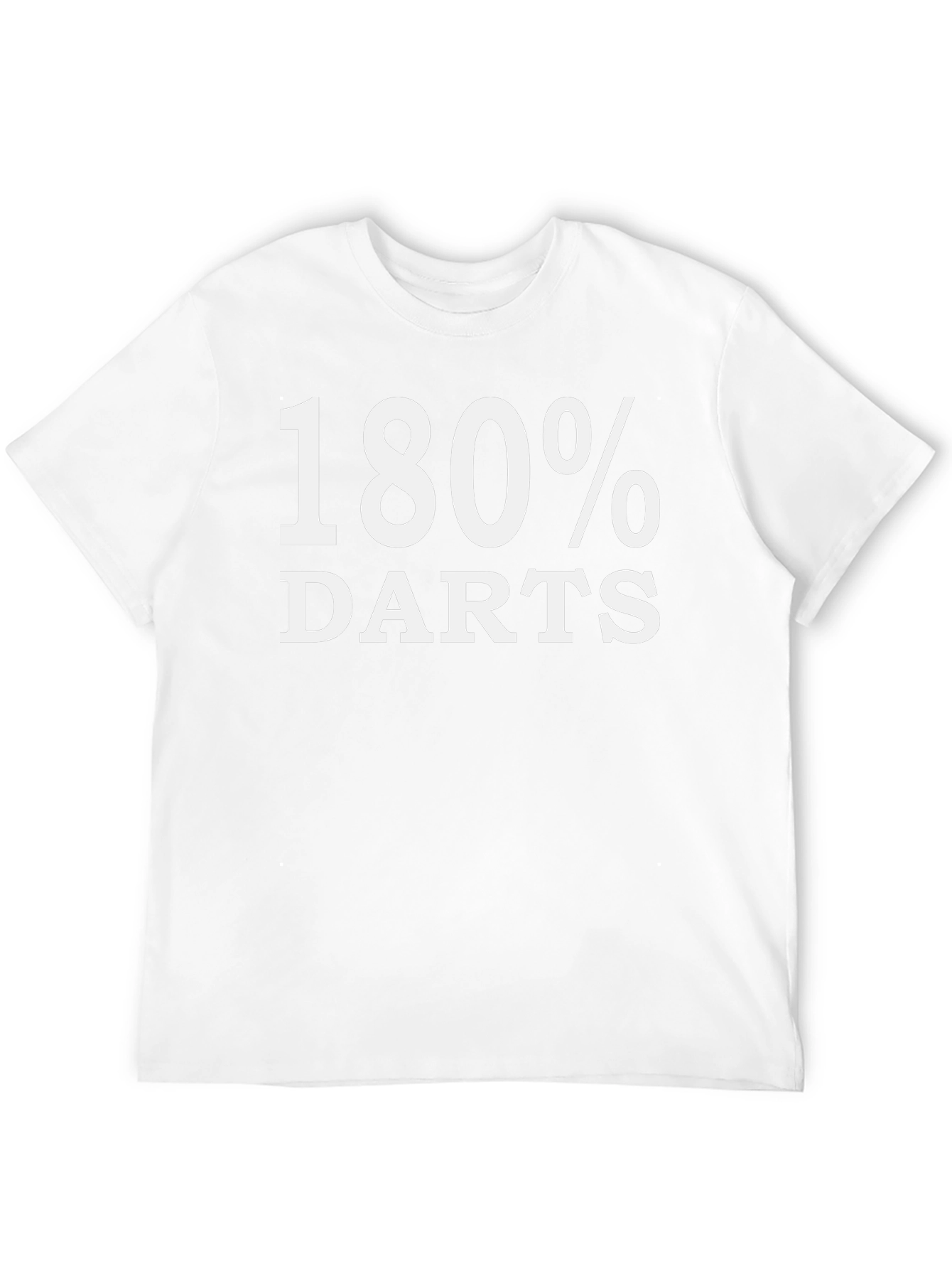 180% Darts T-Shirt - Black Sporty Tee