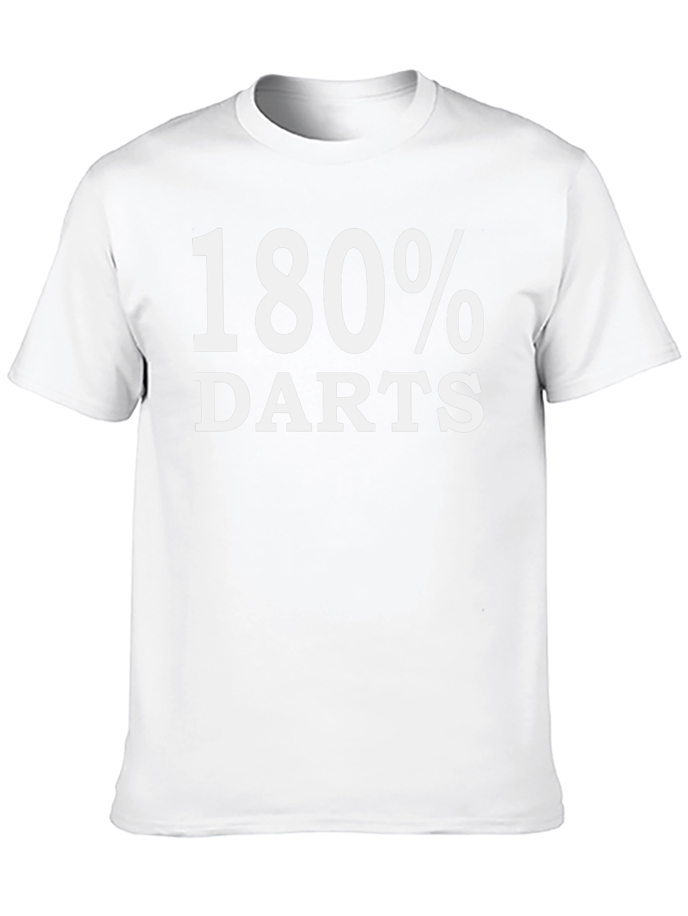 180% Darts T-Shirt - Black Sporty Tee