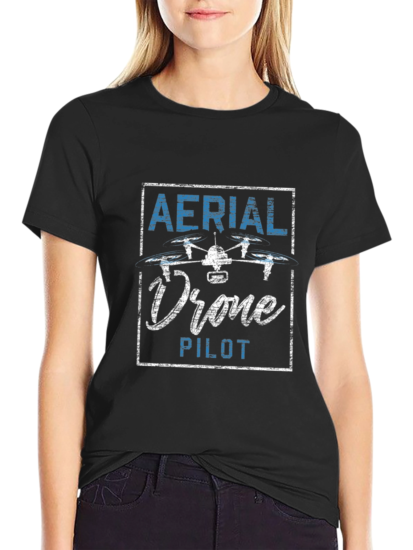 Aerial Drone Pilot T-Shirt - Unique Design