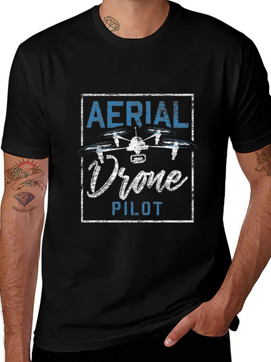 Aerial Drone Pilot T-Shirt - Unique Design