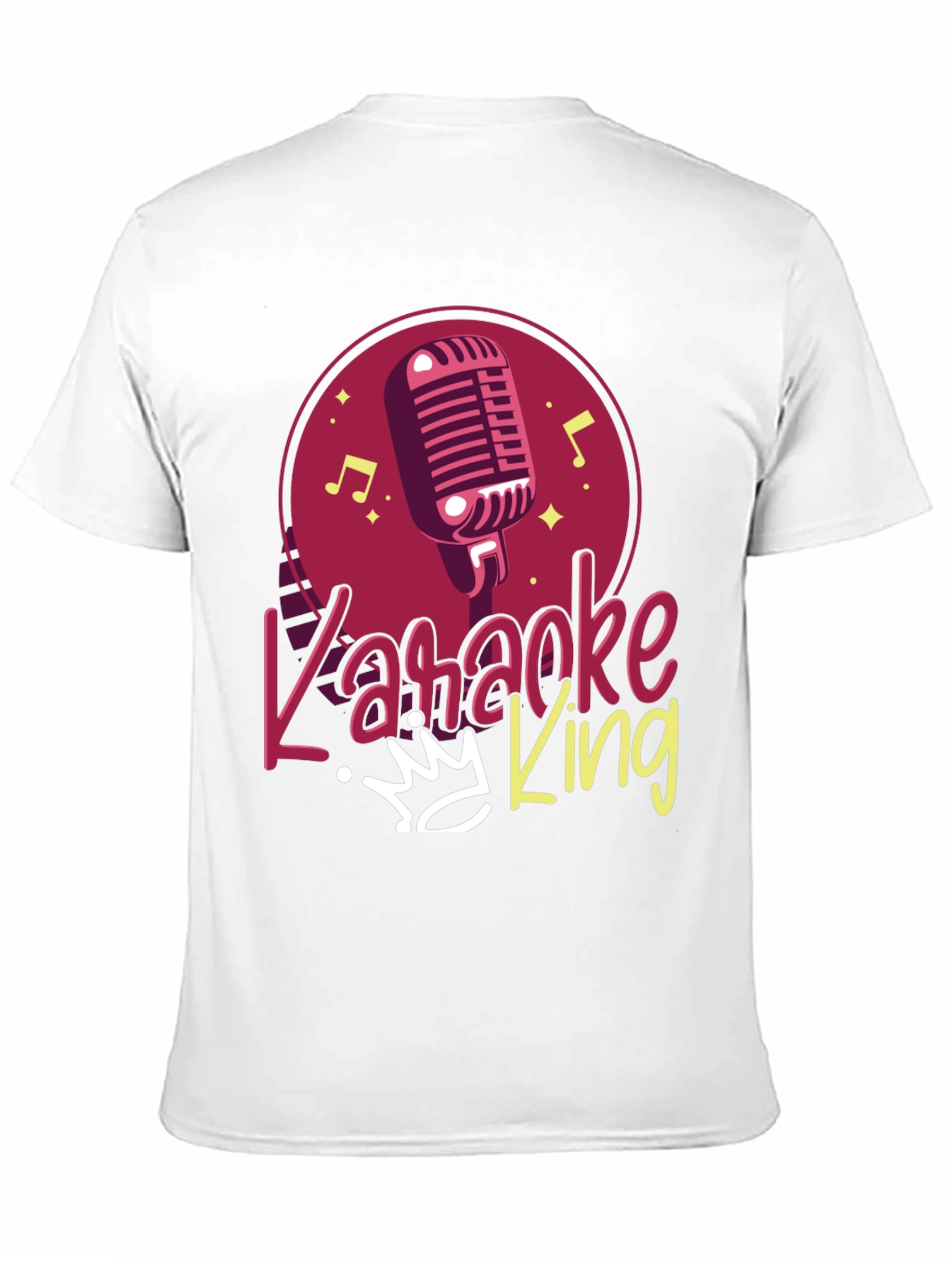 Karaoke King Black T-Shirt - Sing Your Heart Out!