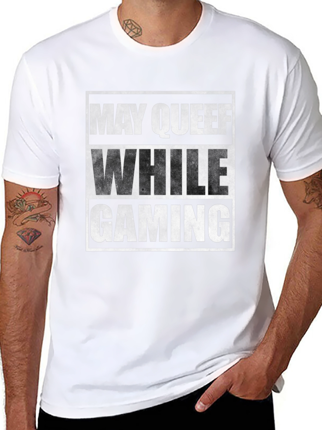 May Queef While Gaming T-Shirt