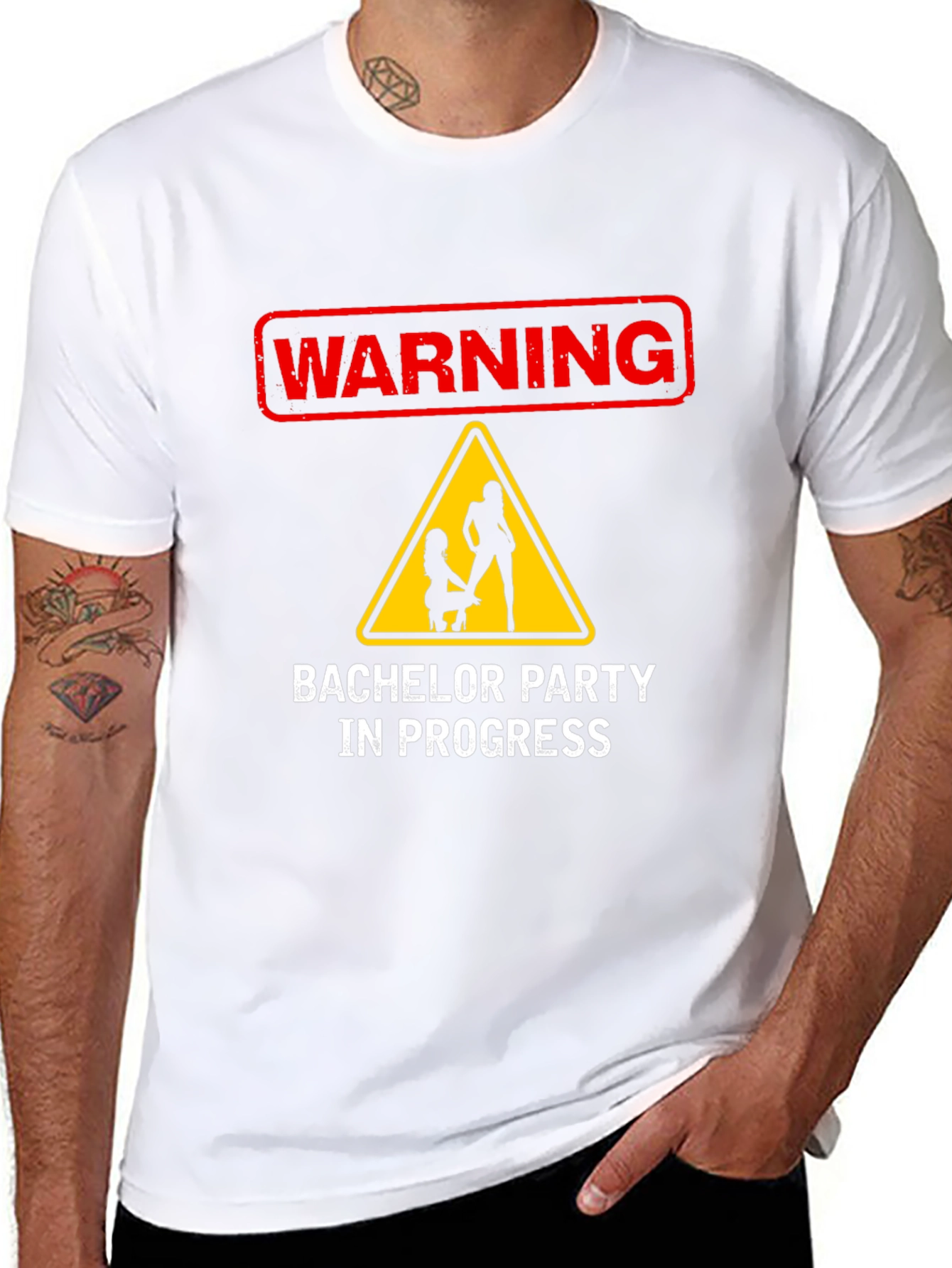 Warning: Bachelor Party in Progress T-Shirt