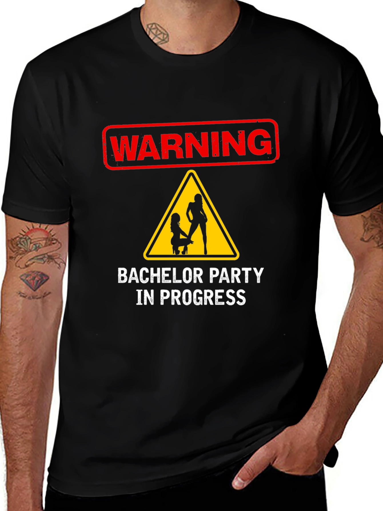 Warning: Bachelor Party in Progress T-Shirt