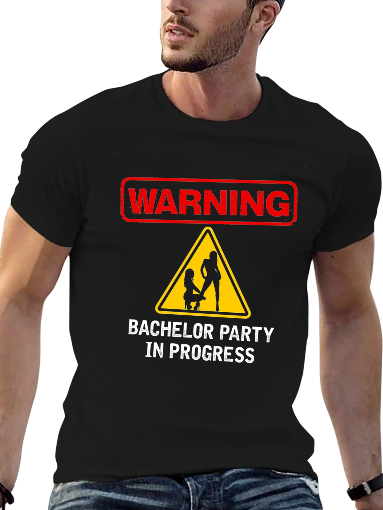 Warning: Bachelor Party in Progress T-Shirt