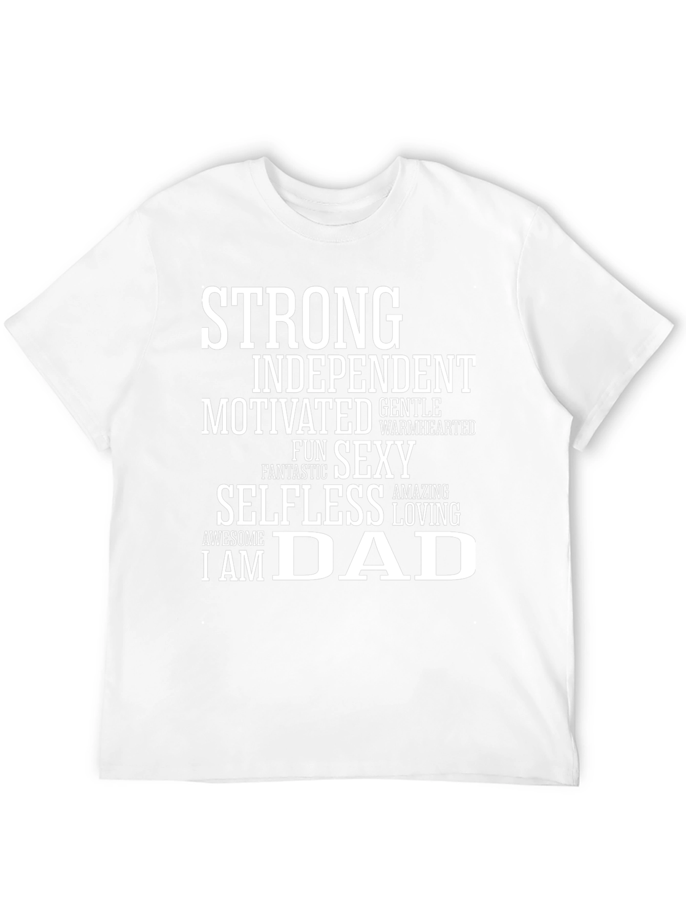 Strong Dad Graphic Tee - Mens Black T-Shirt