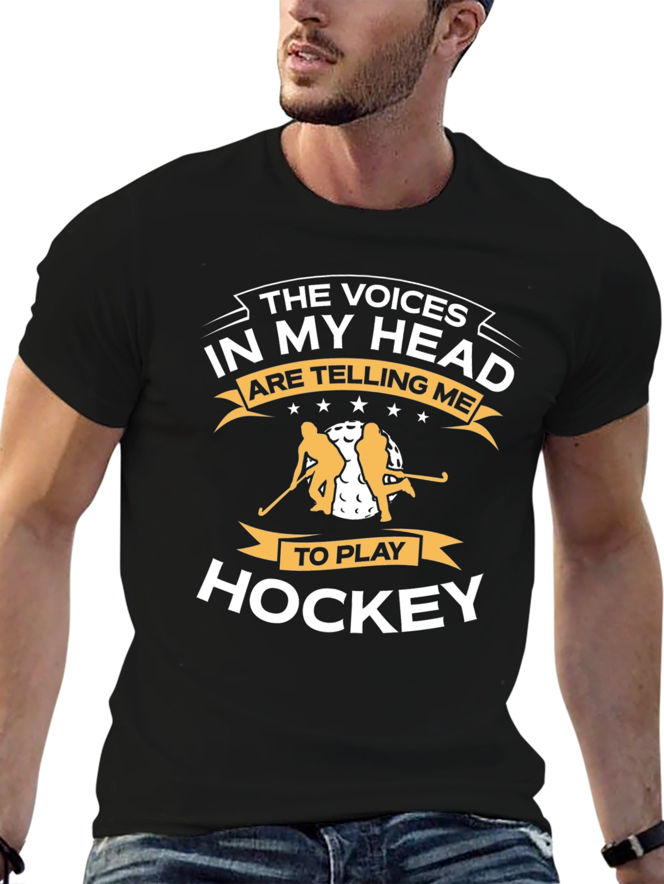 Voices in My Head Hockey T-Shirt