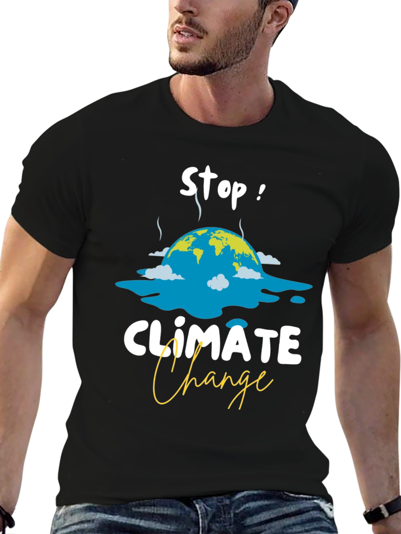Stop Climate Change Graphic Tee