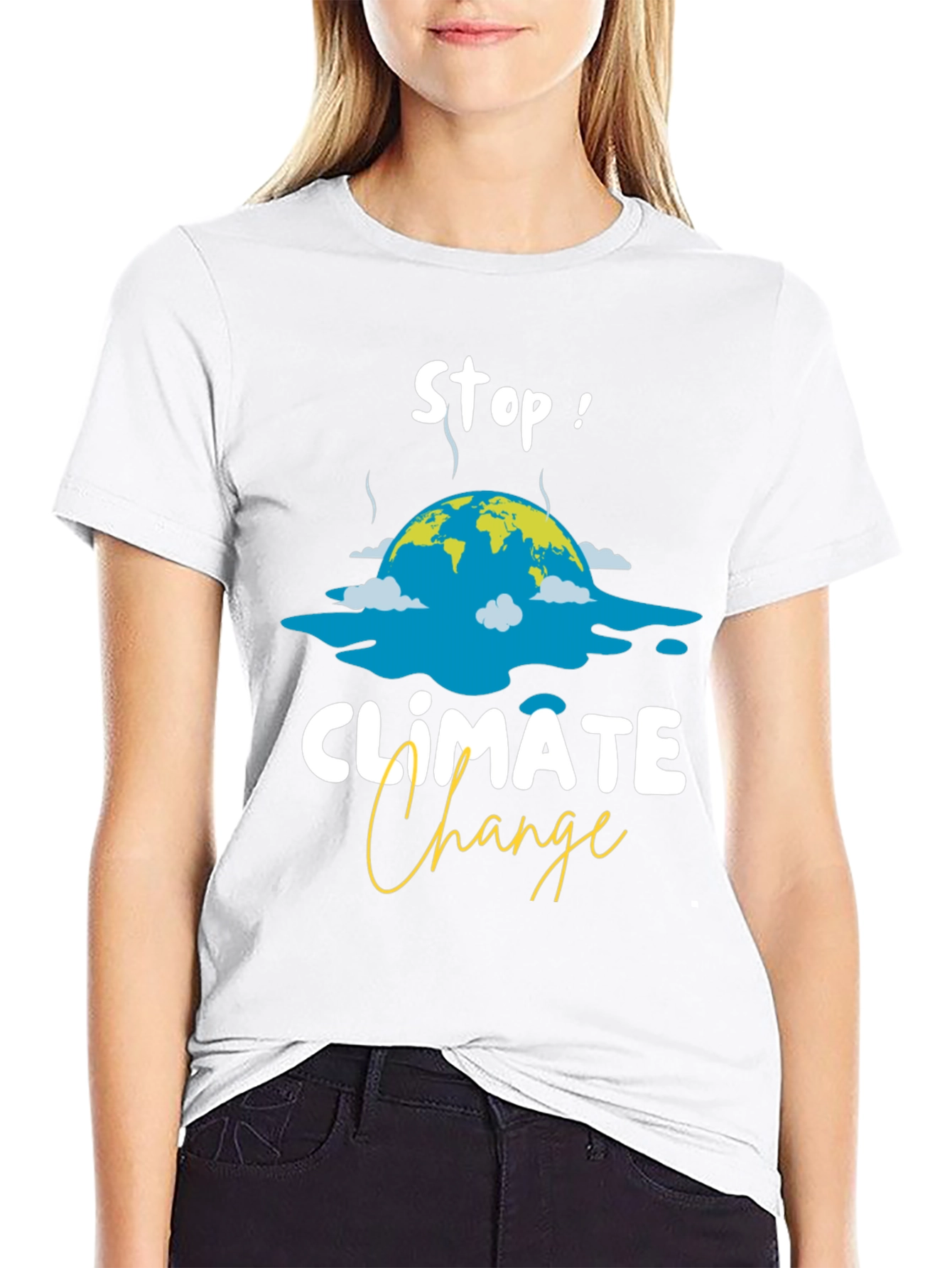 Stop Climate Change Graphic Tee