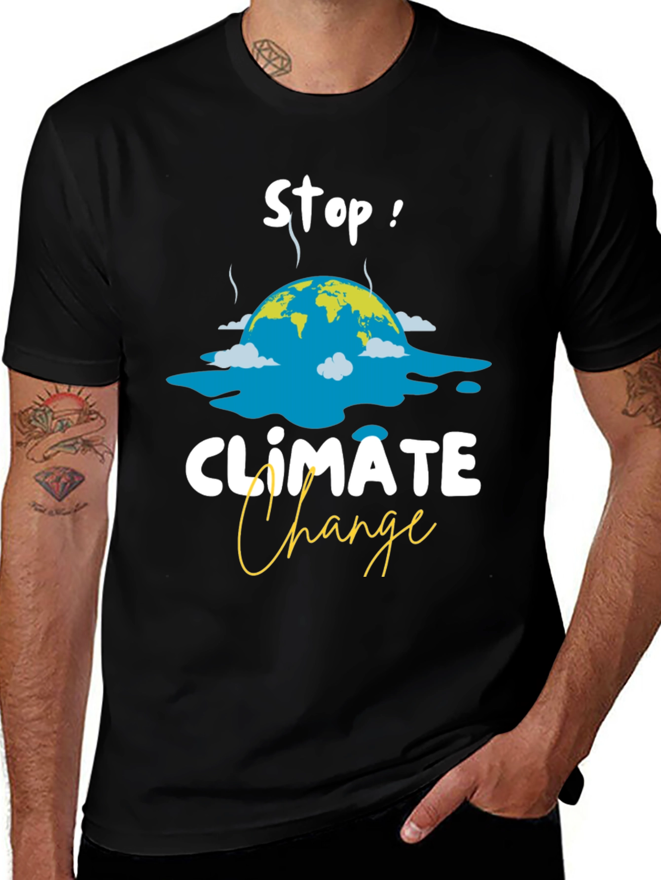 Stop Climate Change Graphic Tee