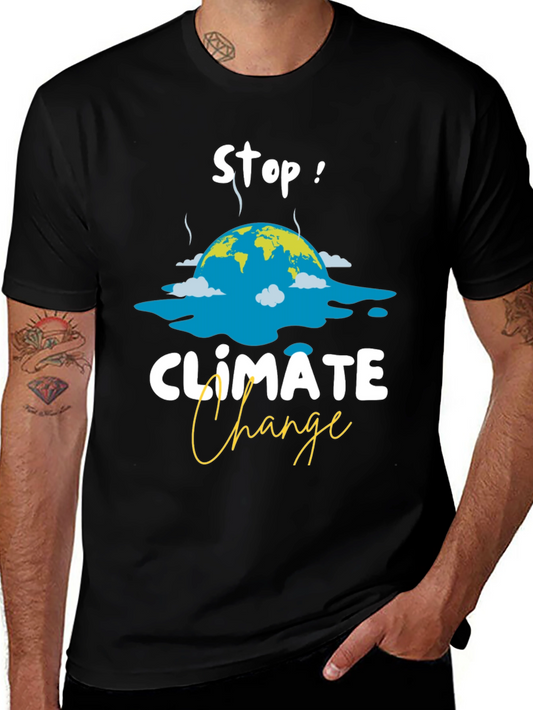 Stop Climate Change Graphic Tee