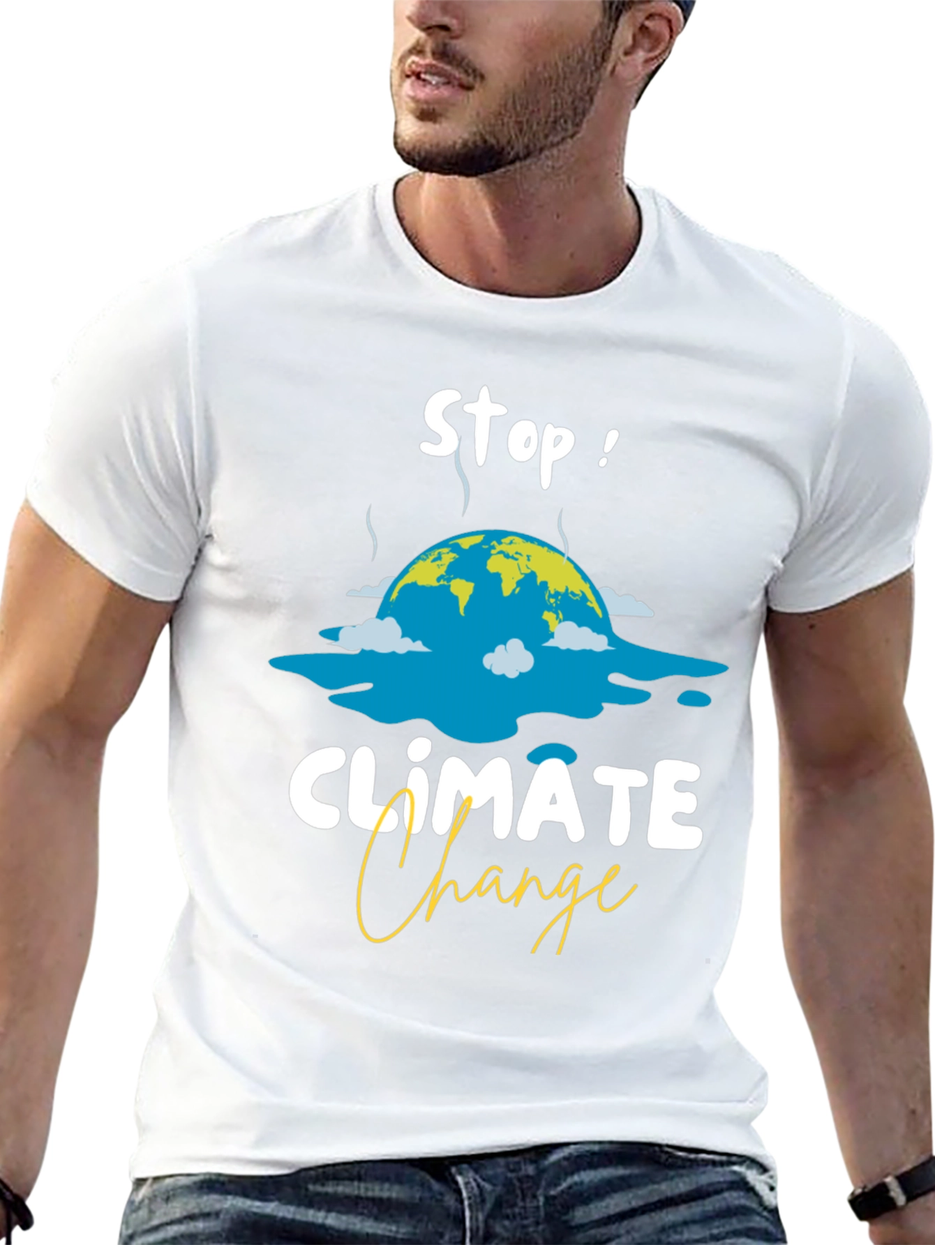 Stop Climate Change Graphic Tee