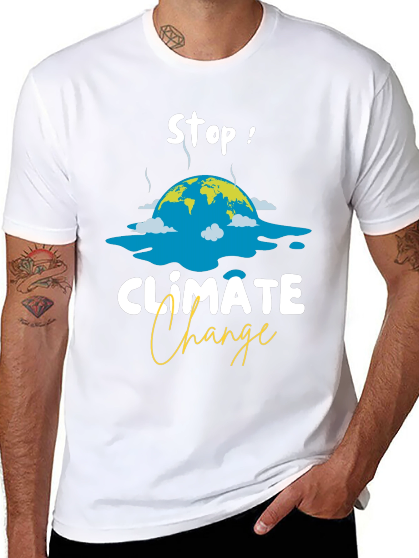 Stop Climate Change Graphic Tee