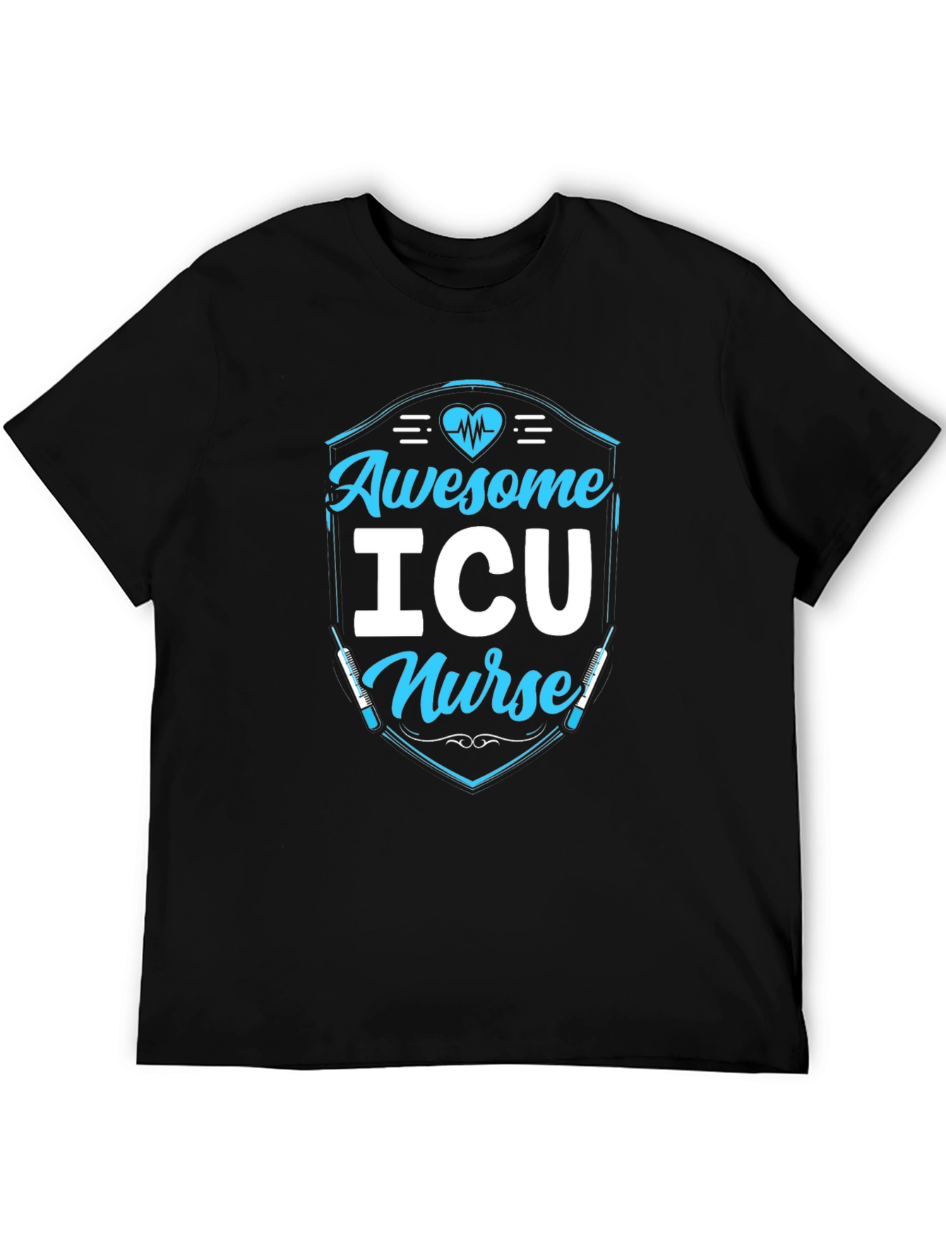 Awesome ICU Nurse Graphic Tee