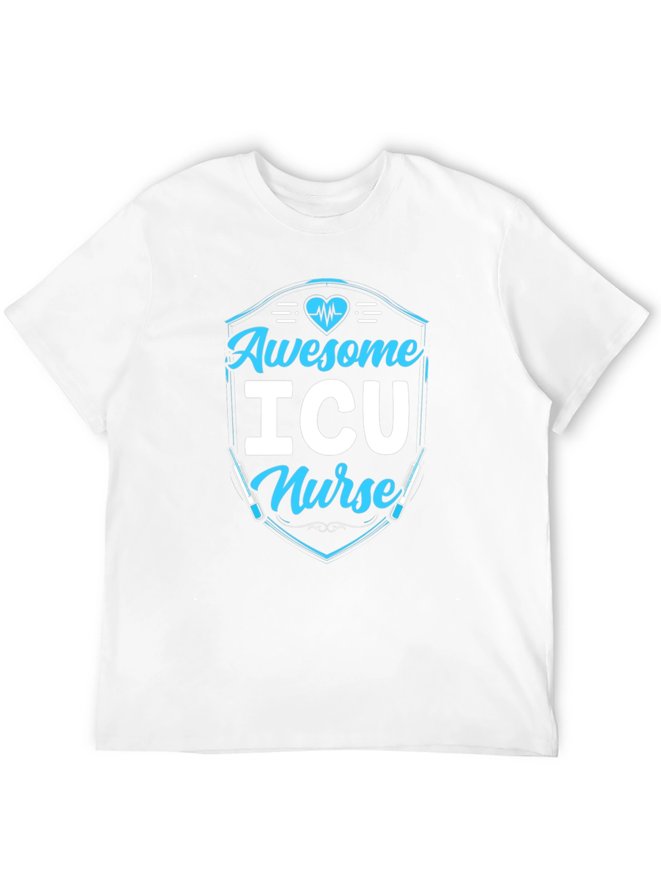 Awesome ICU Nurse Graphic Tee