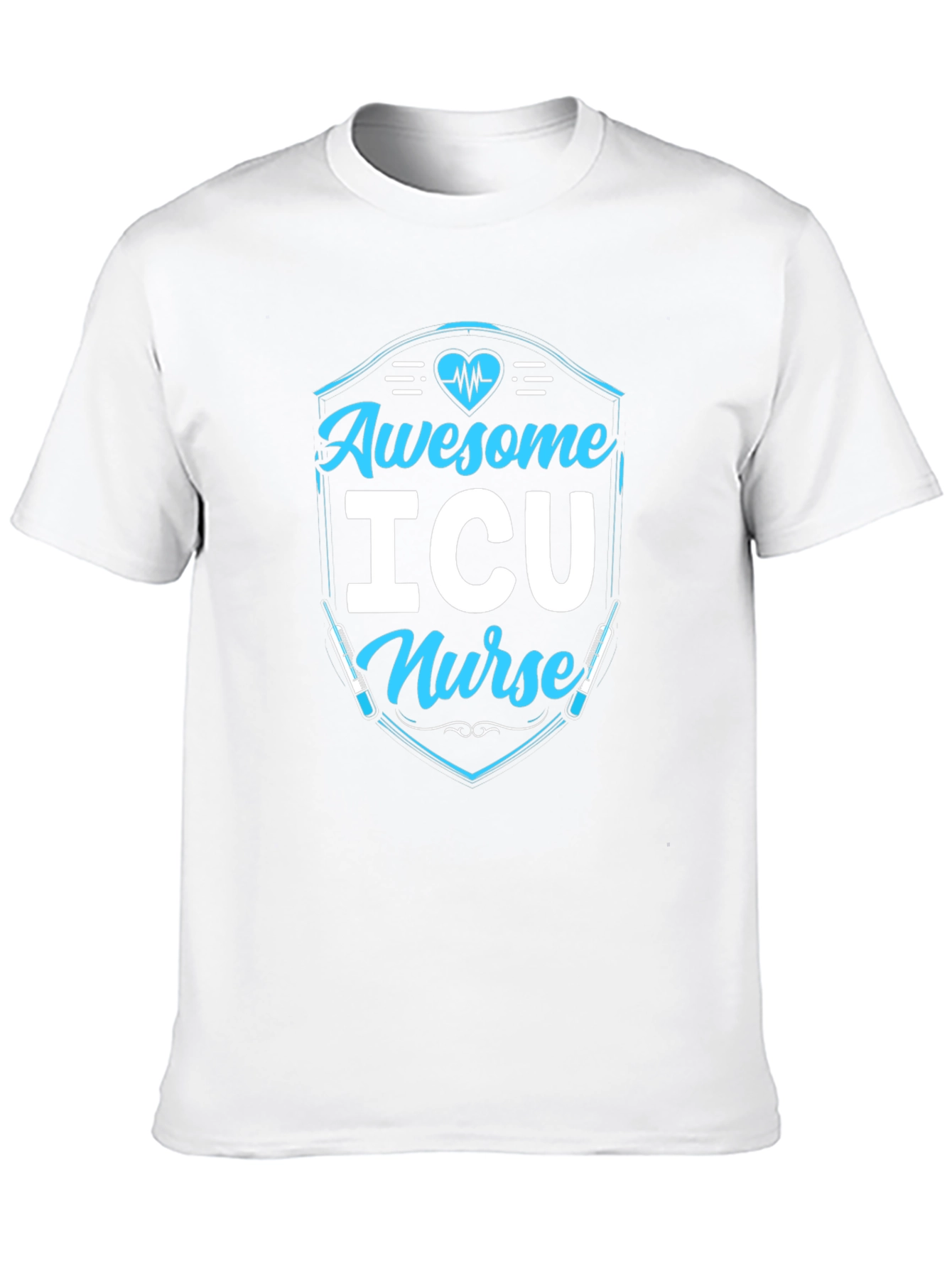 Awesome ICU Nurse Graphic Tee