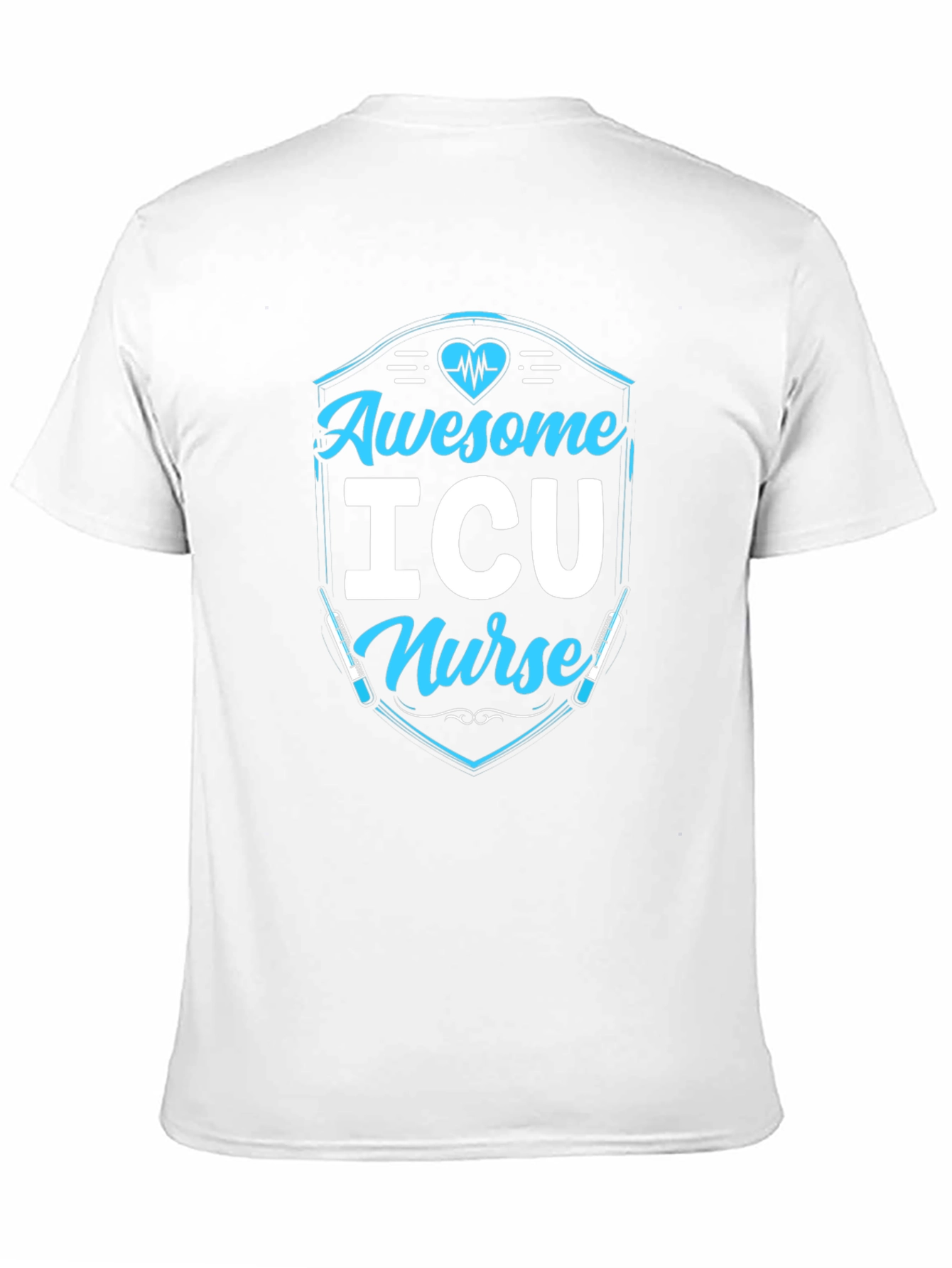 Awesome ICU Nurse Graphic Tee